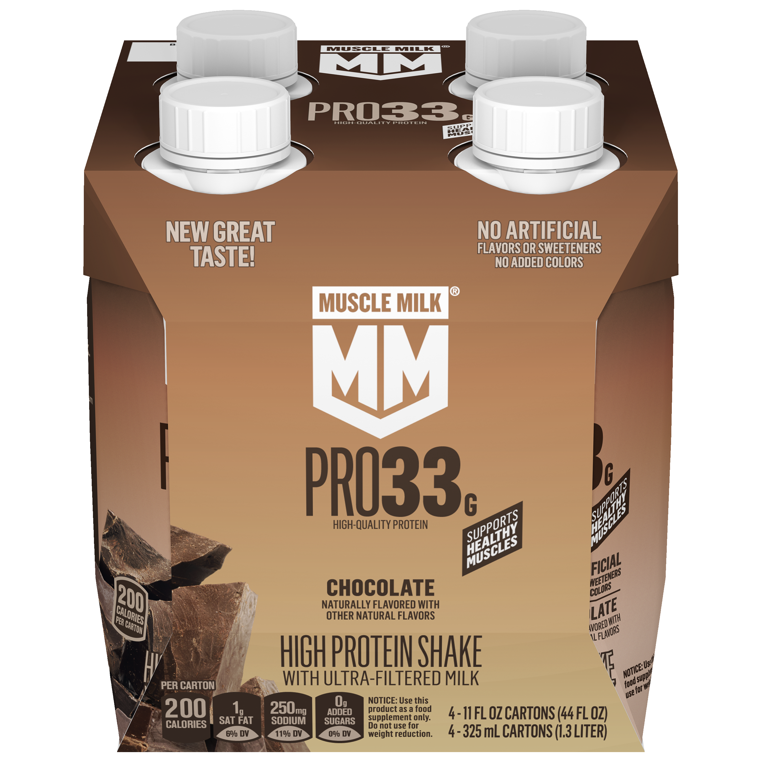 Muscle Milk, Chocolate Flavored, High Protein Shake thumbnail