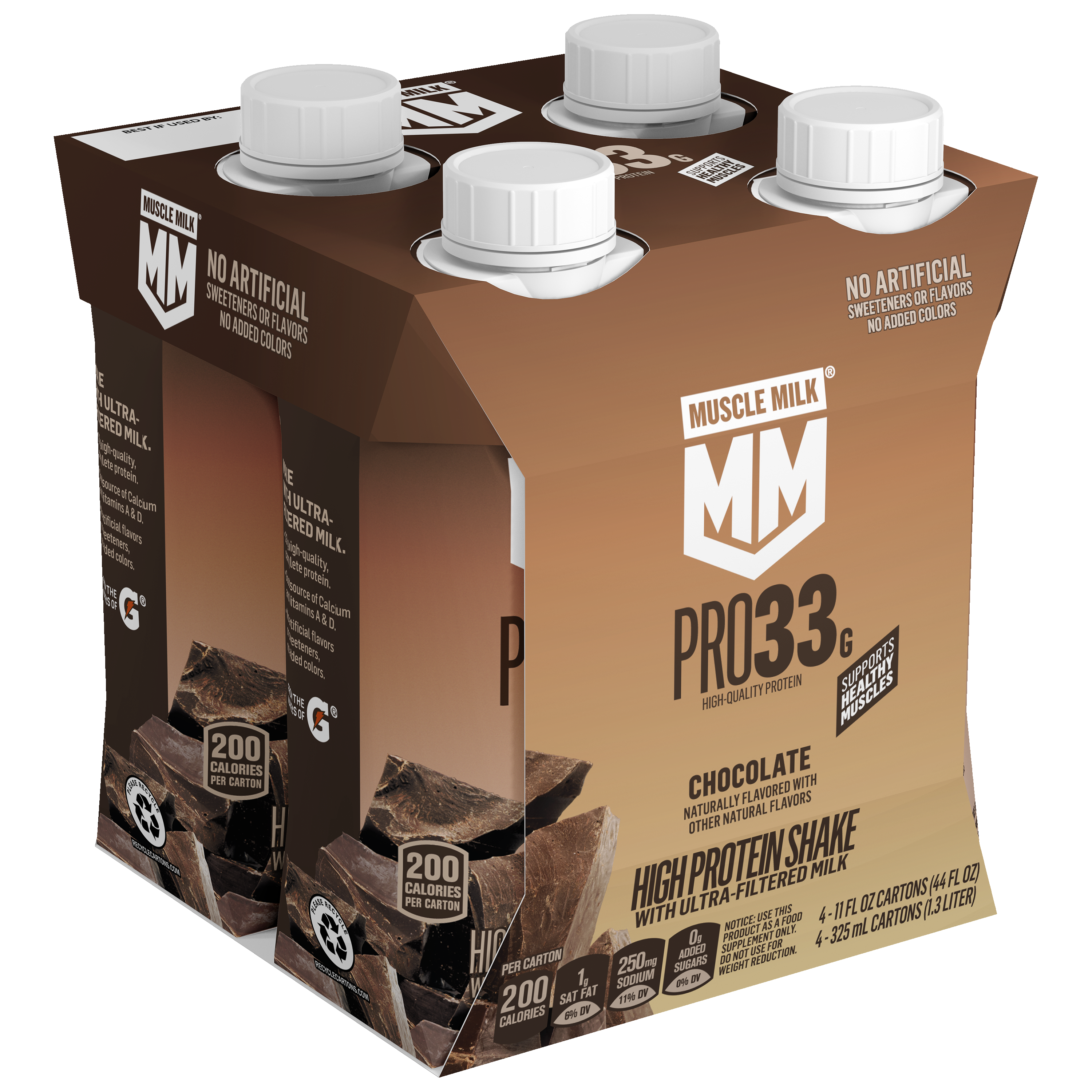 Muscle Milk, Pro33, Chocolate Flavored, High Protein Shake thumbnail