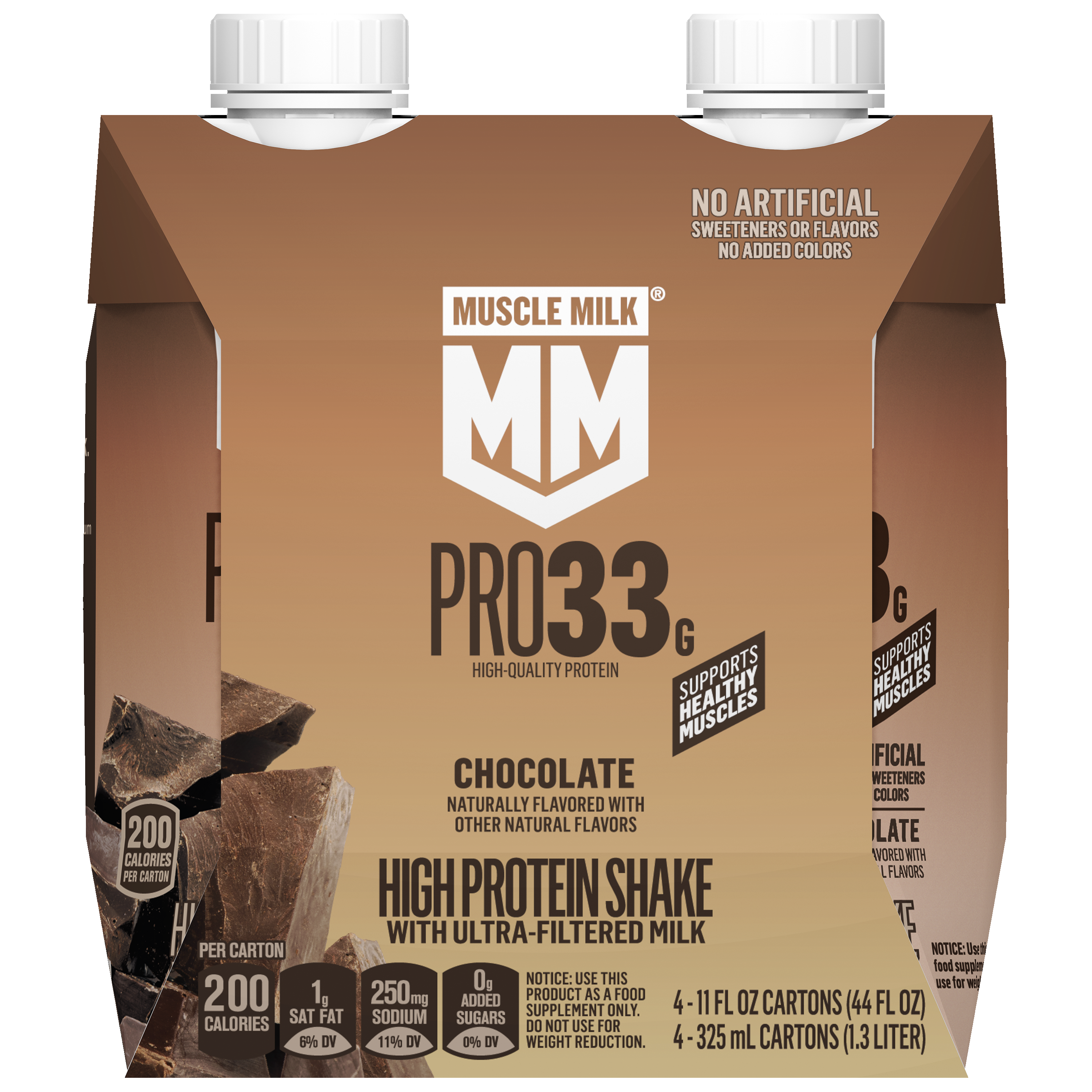 Muscle Milk, Pro33, Chocolate Flavored, High Protein Shake thumbnail