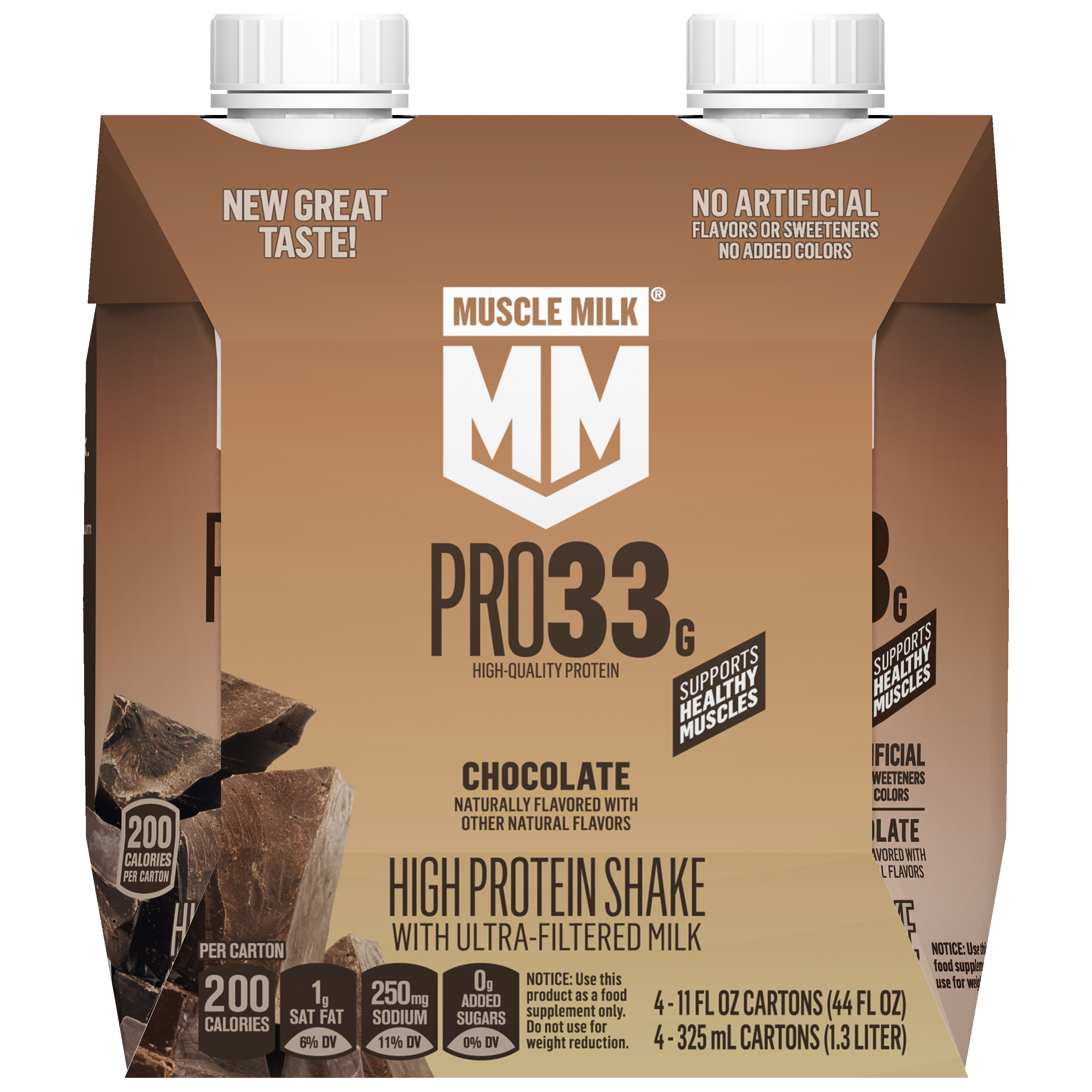 Muscle Milk, Chocolate Flavored, High Protein Shake