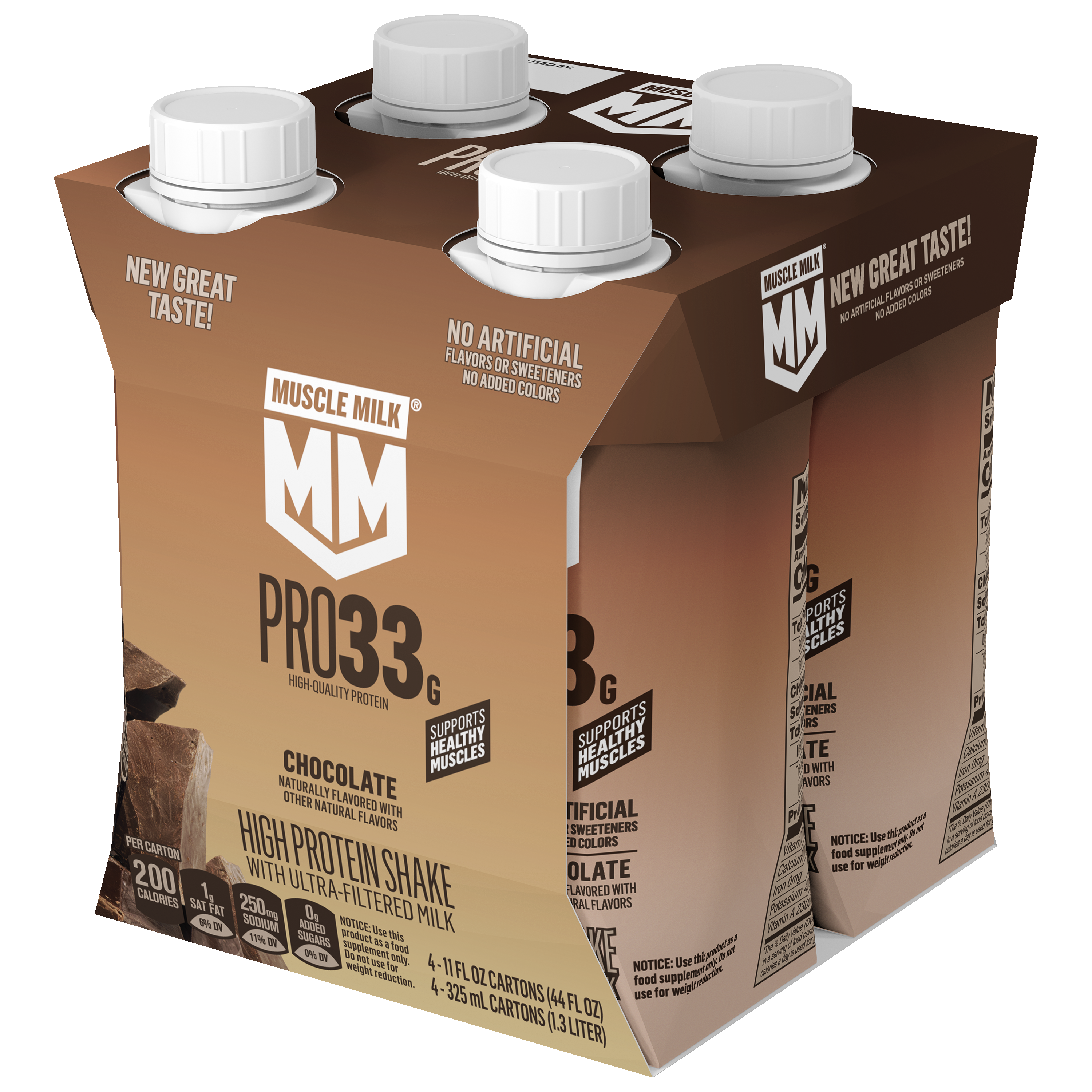 Muscle Milk, Chocolate Flavored, High Protein Shake thumbnail
