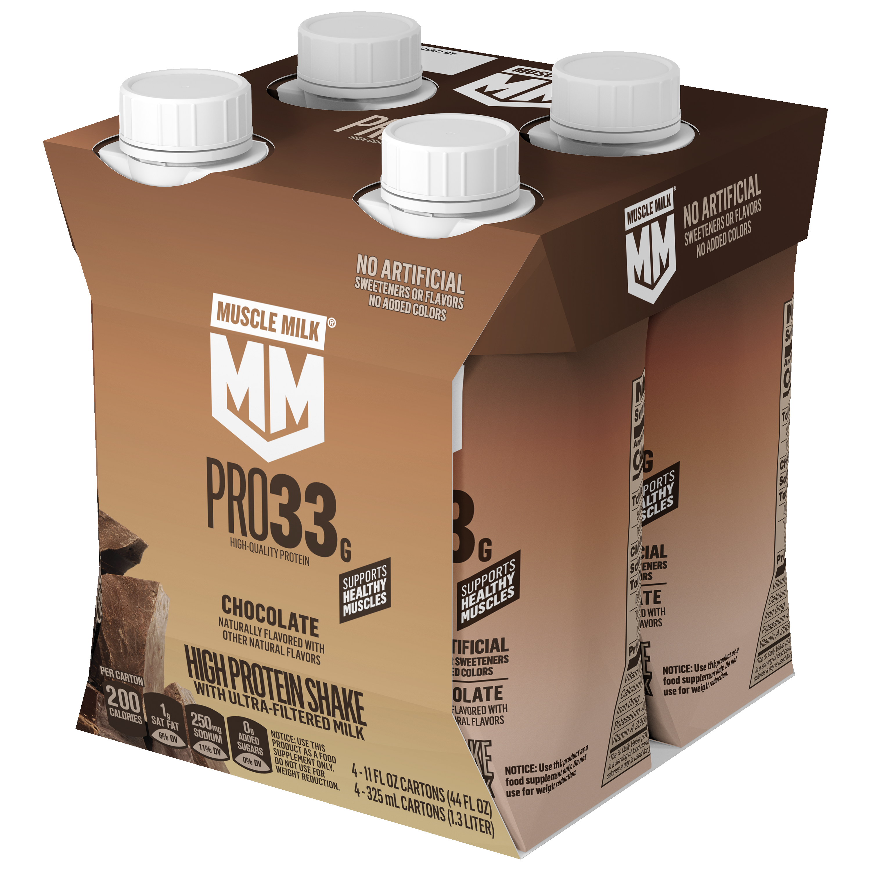 Muscle Milk, Pro33, Chocolate Flavored, High Protein Shake thumbnail