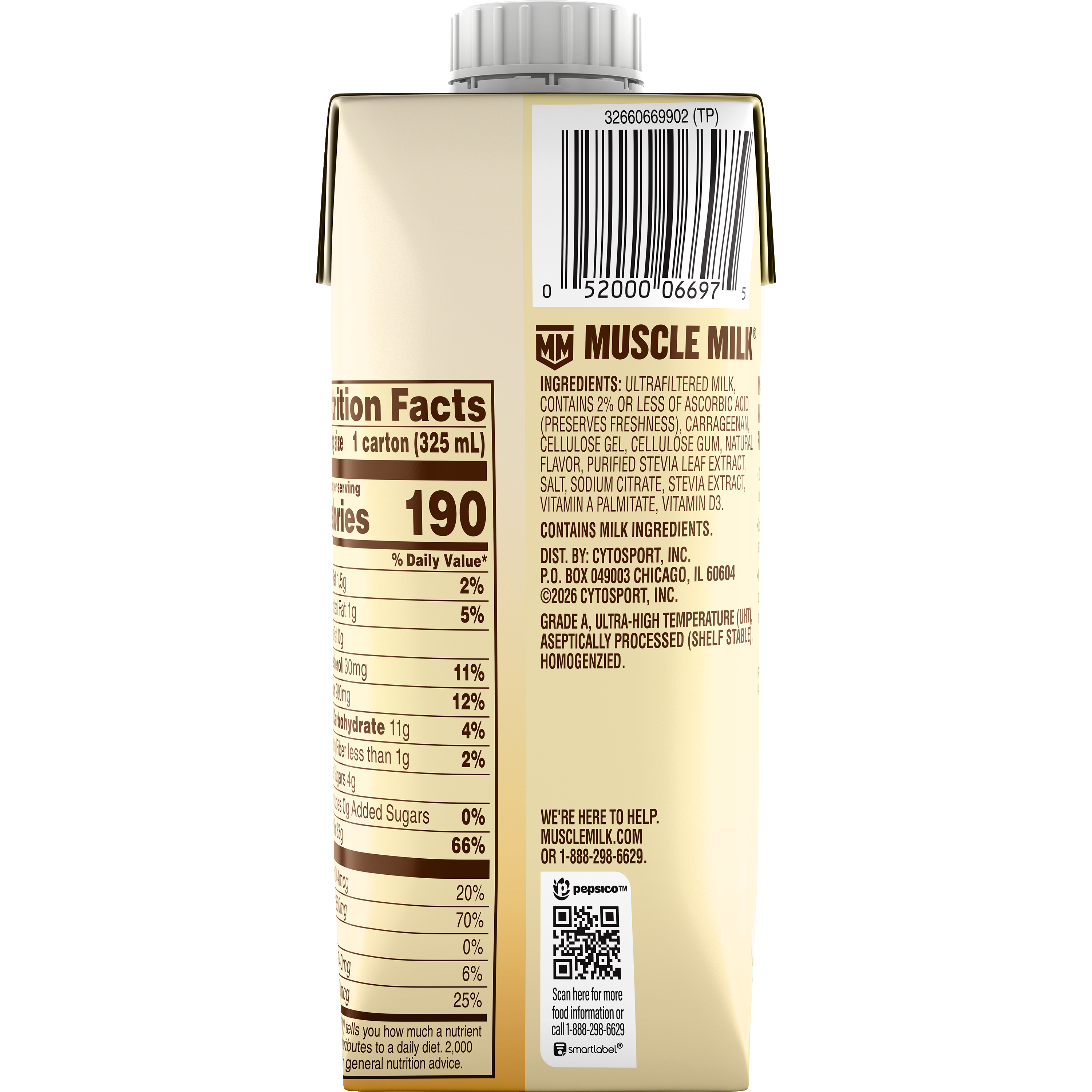 Muscle Milk, Pro33, Vanilla Creme Flavored, High Protein Shake thumbnail