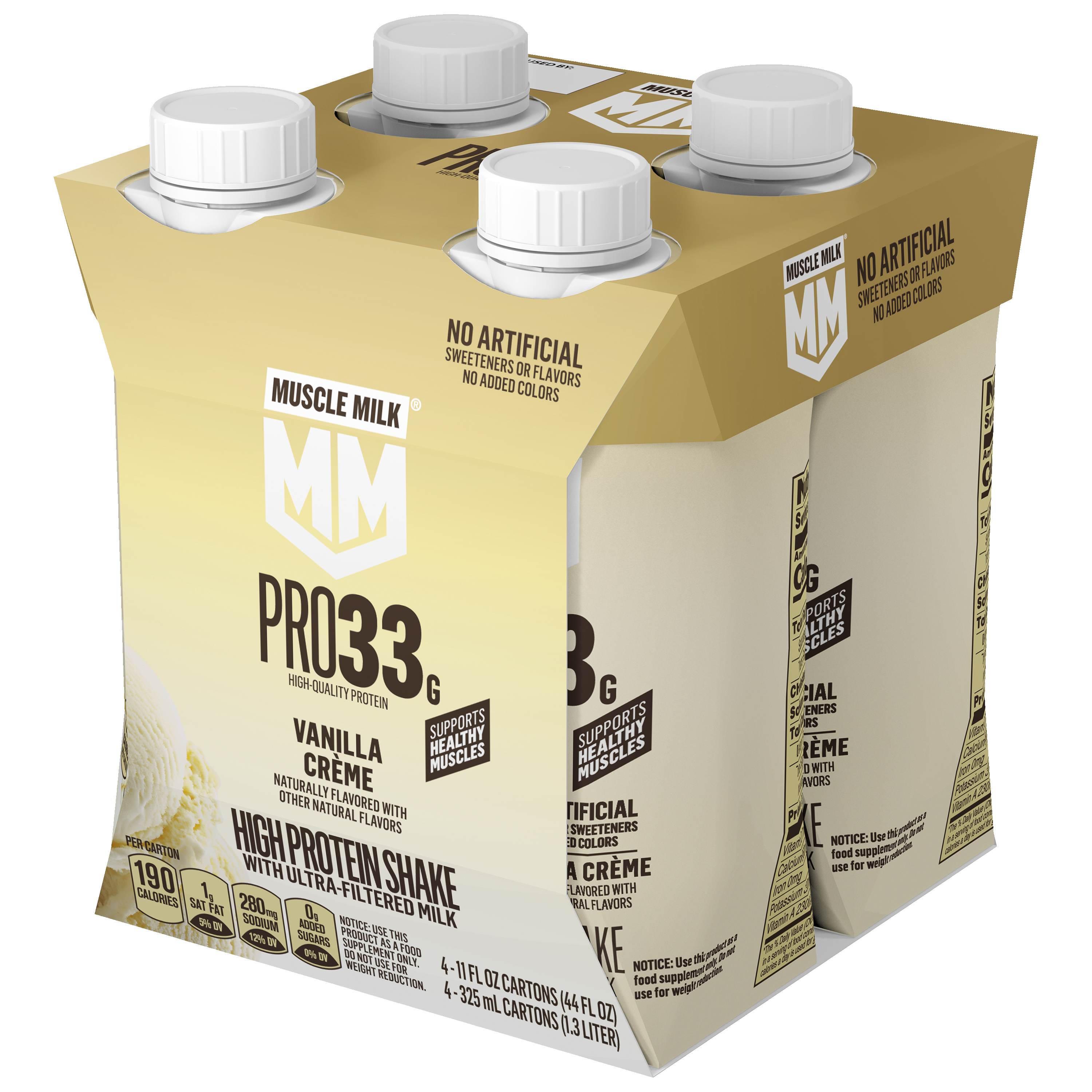 Muscle Milk, Pro33, Vanilla Creme Flavored, High Protein Shake thumbnail