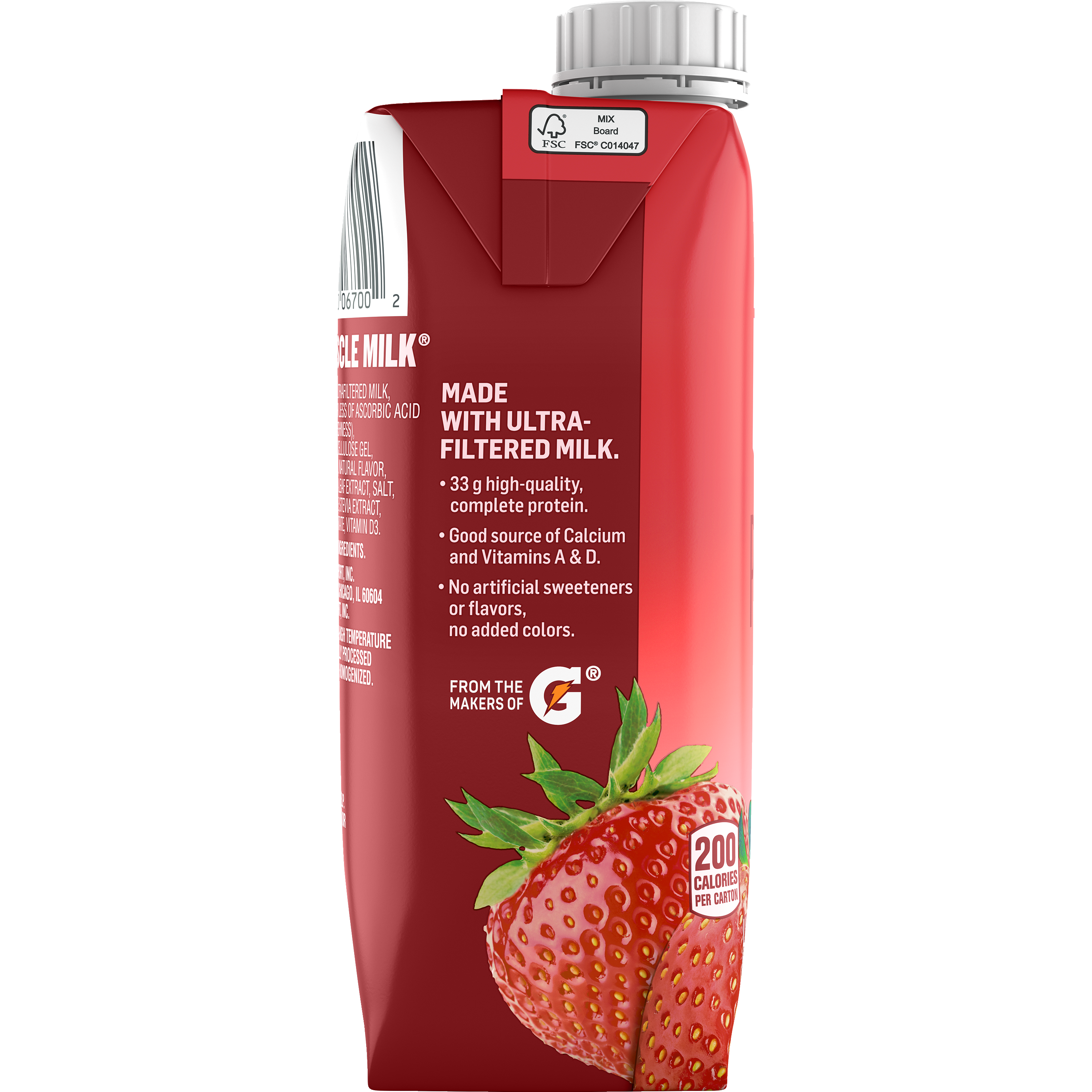 Muscle Milk, Pro33, Strawberries 'N Creme Flavored, High Protein Shake thumbnail