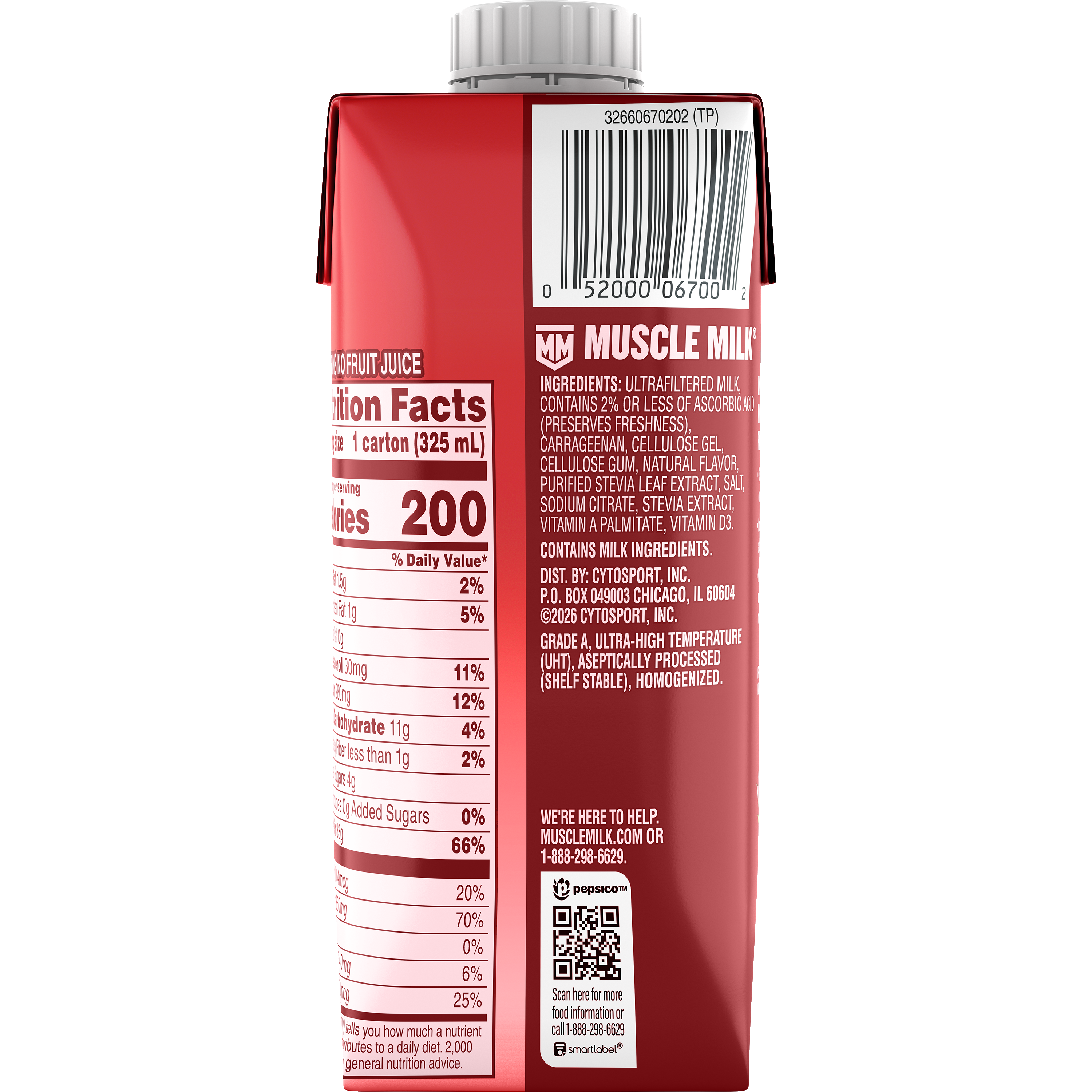 Muscle Milk, Pro33, Strawberries 'N Creme Flavored, High Protein Shake thumbnail
