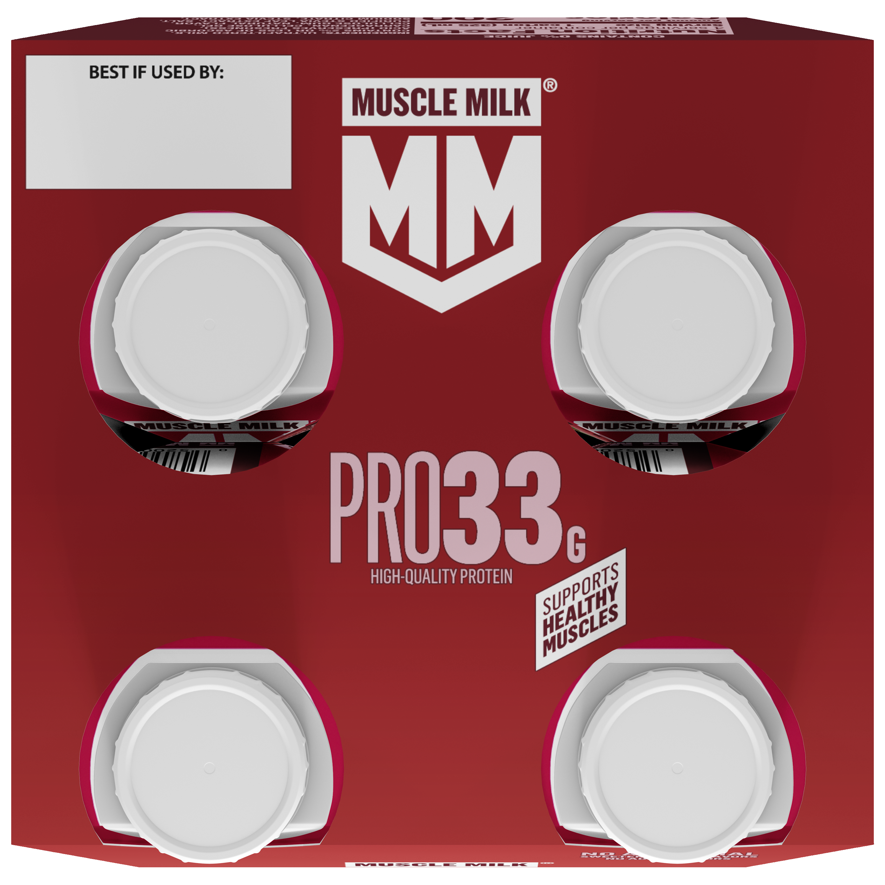 Muscle Milk, Pro33, Strawberries 'N Creme Flavored, High Protein Shake thumbnail