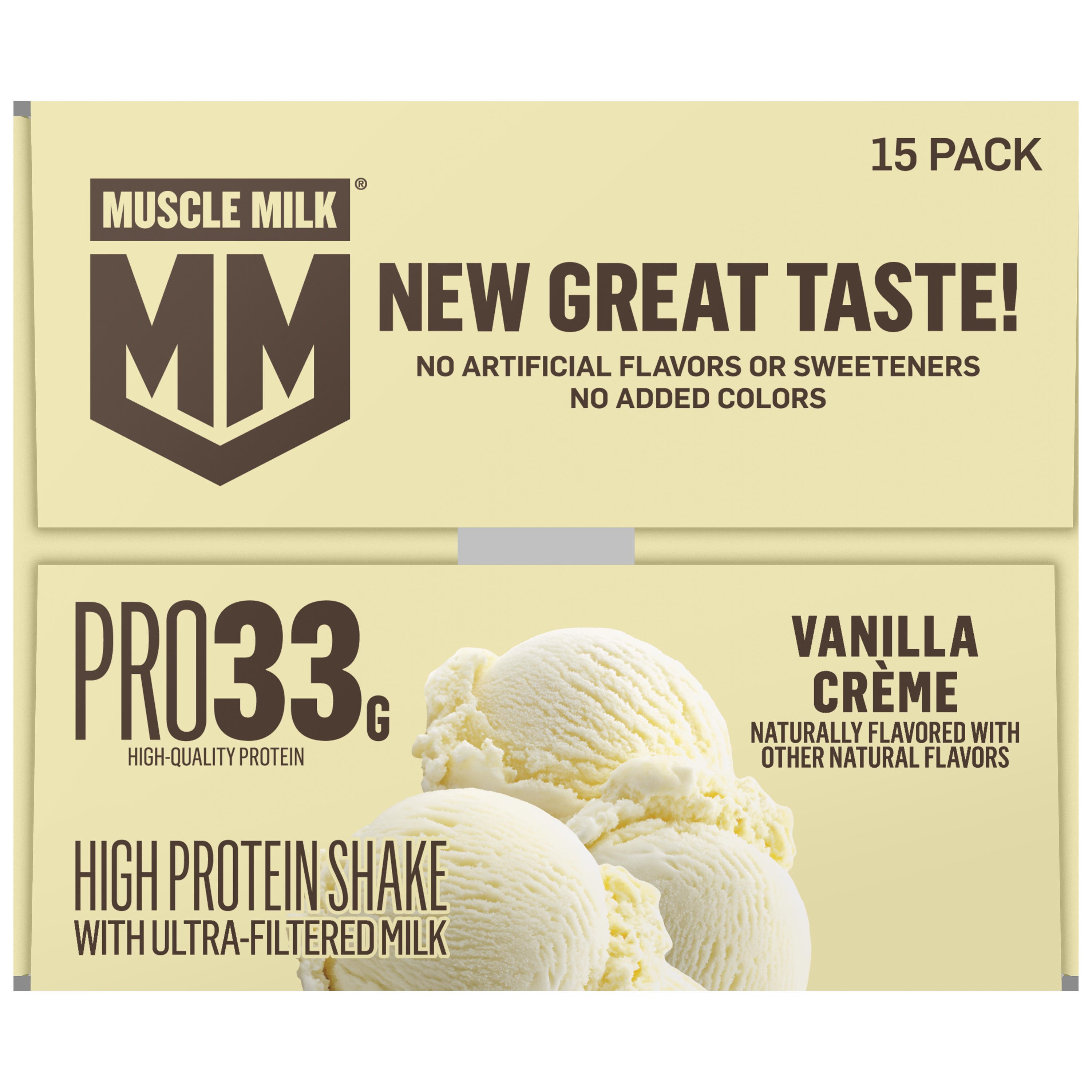 Muscle Milk, Pro33, Vanilla Creme Flavored, High Protein Shake thumbnail