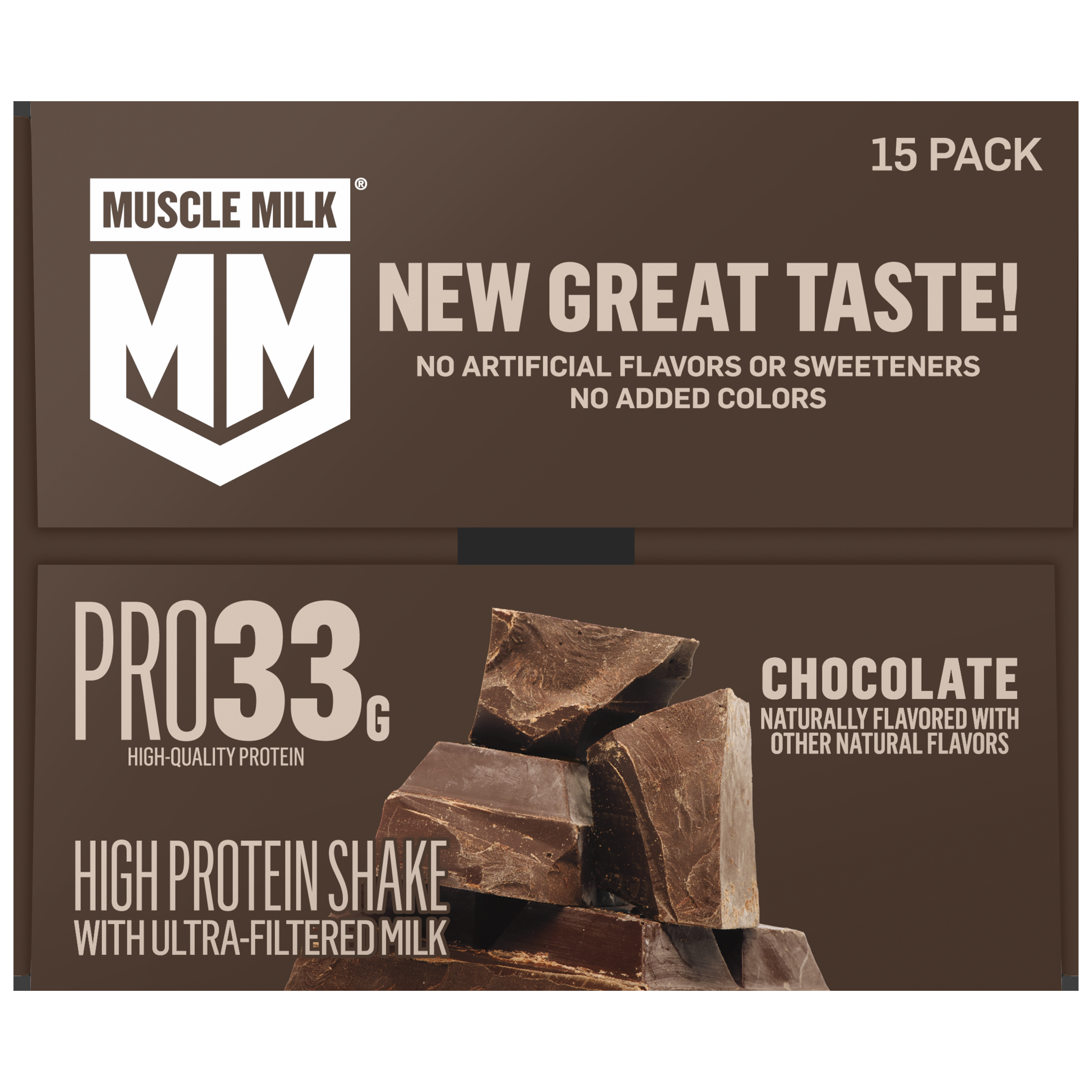 Muscle Milk, Pro33, Chocolate Flavored, High Protein Shake thumbnail