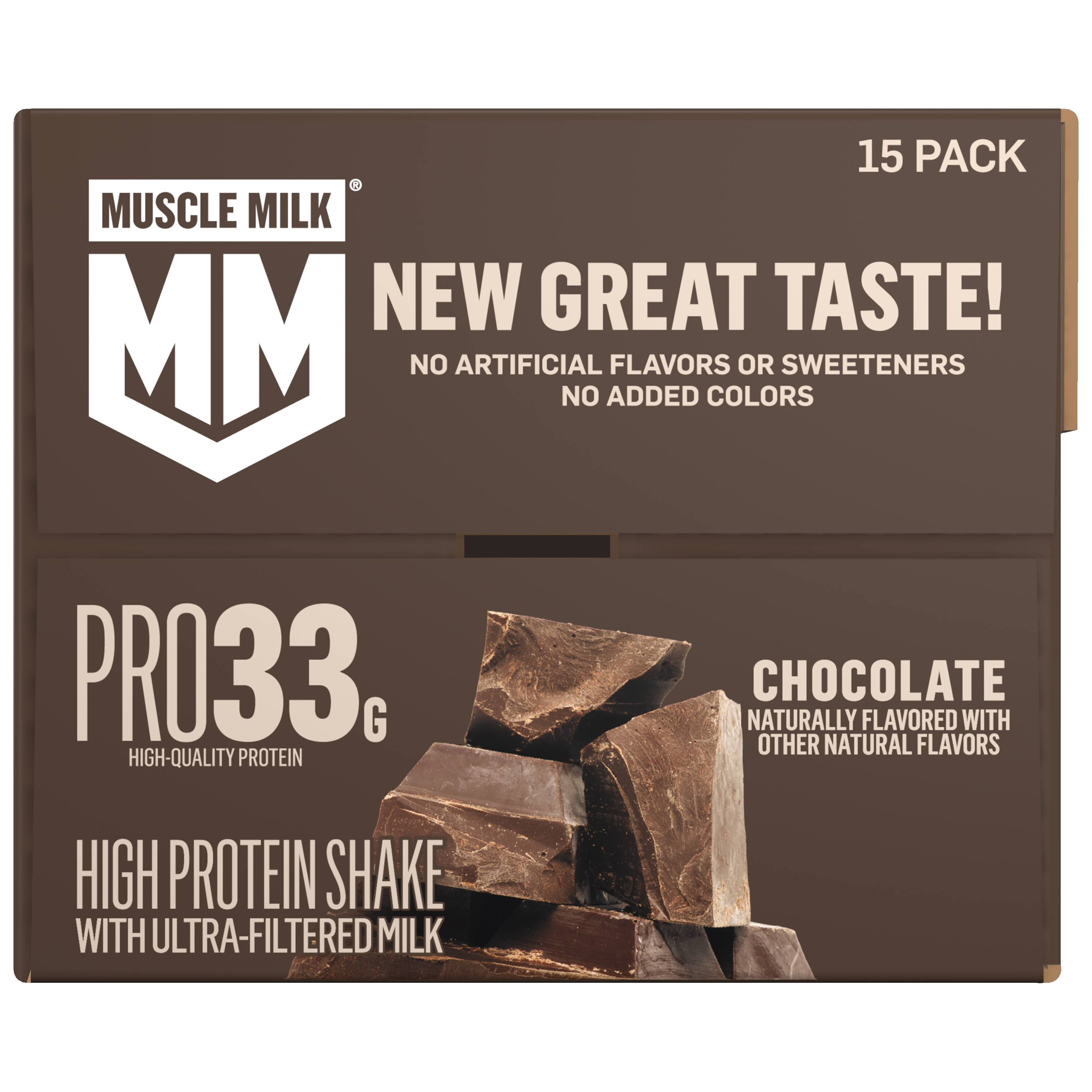 Muscle Milk, Pro33, Chocolate Flavored, High Protein Shake thumbnail
