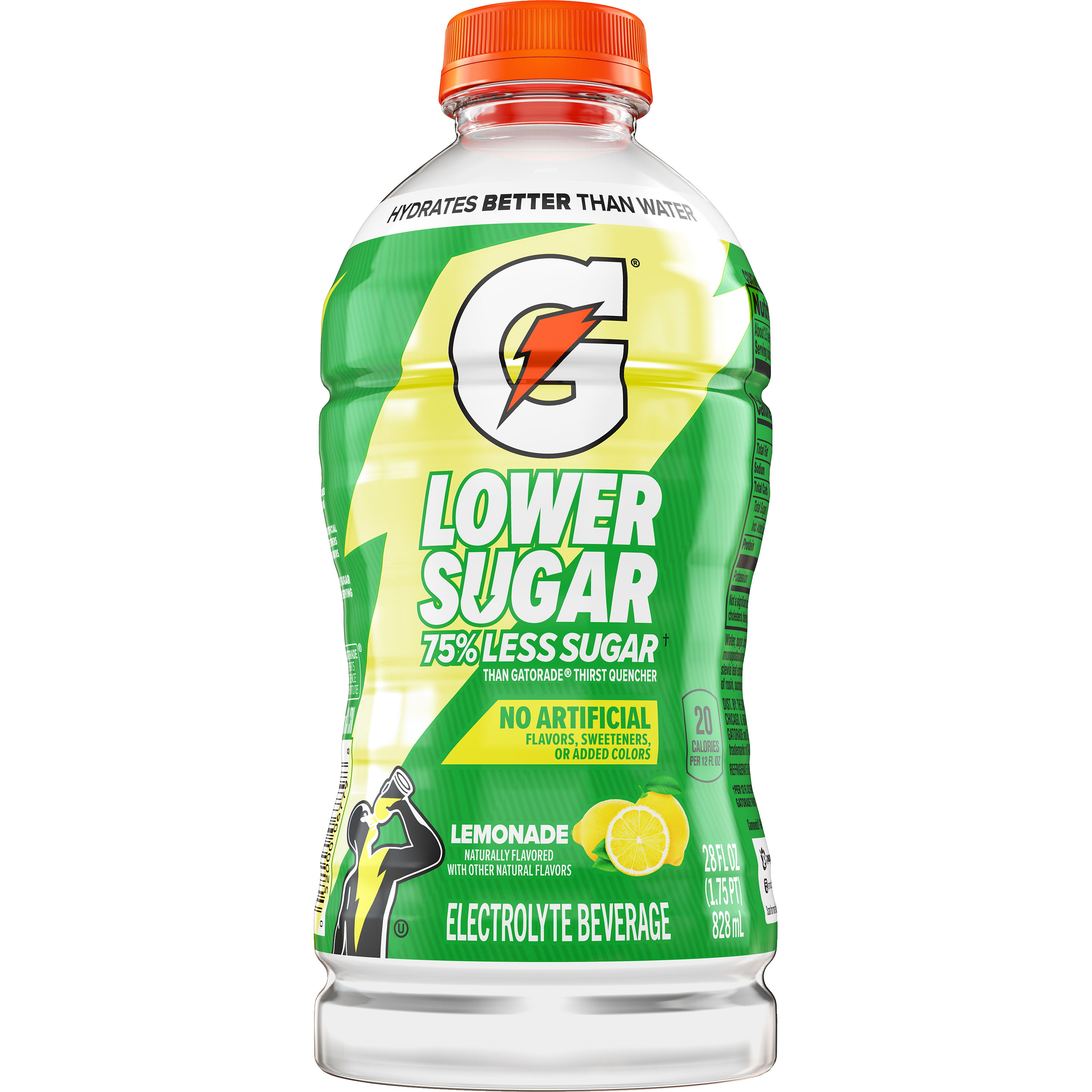 Gatorade, Lower Sugar, Lemonade Flavored, Electrolyte Beverage