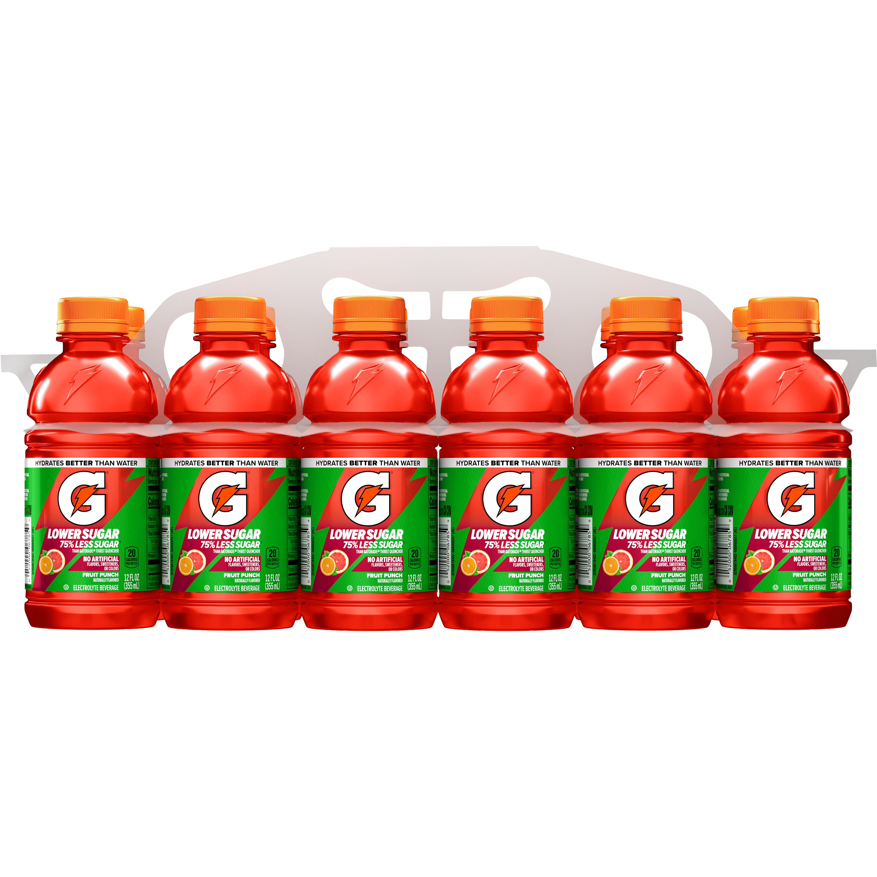 Gatorade, Lower Sugar, Fruit Punch Flavored, Electrolyte Beverage