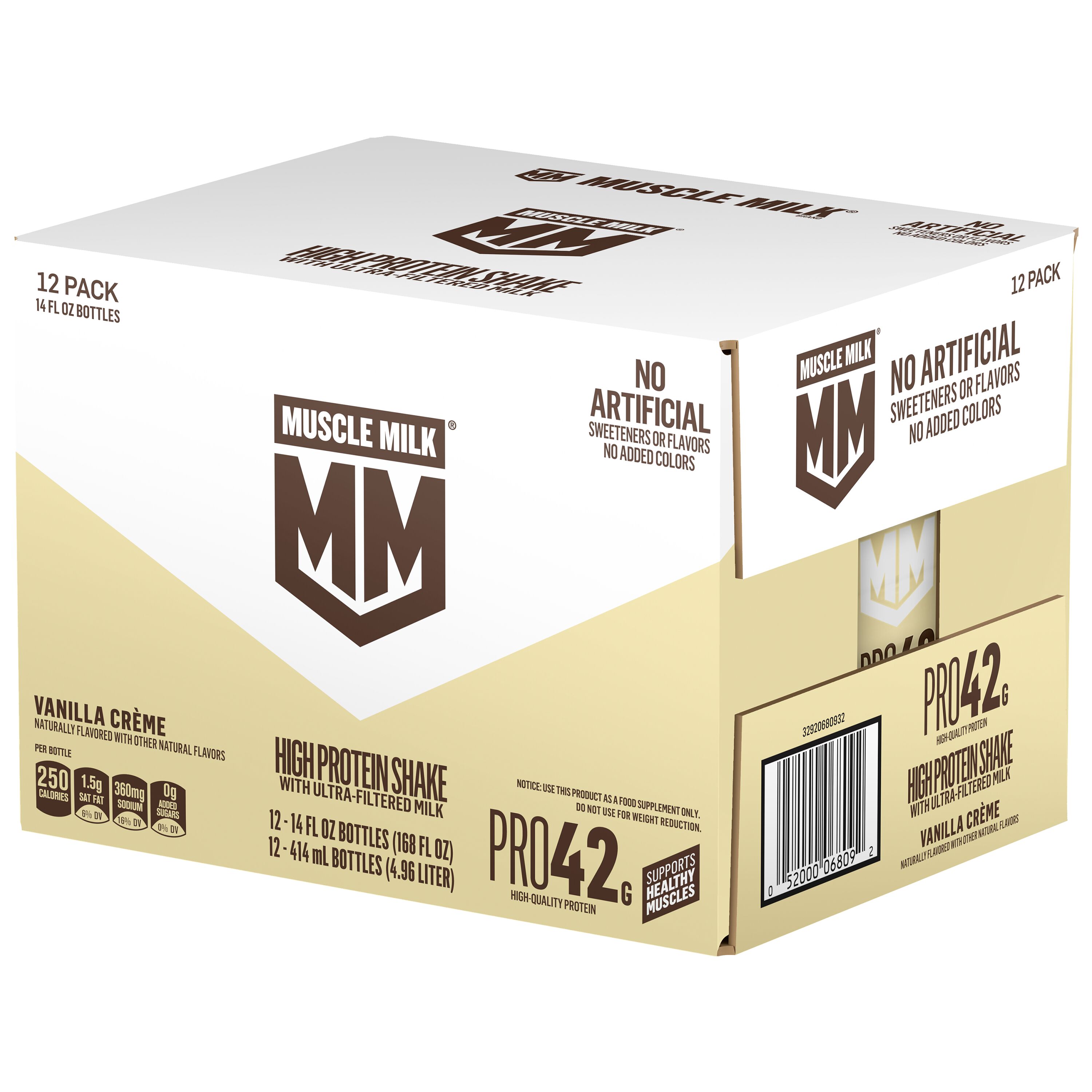 Muscle Milk, Pro42, Vanilla Creme Flavored, High Protein Shake thumbnail
