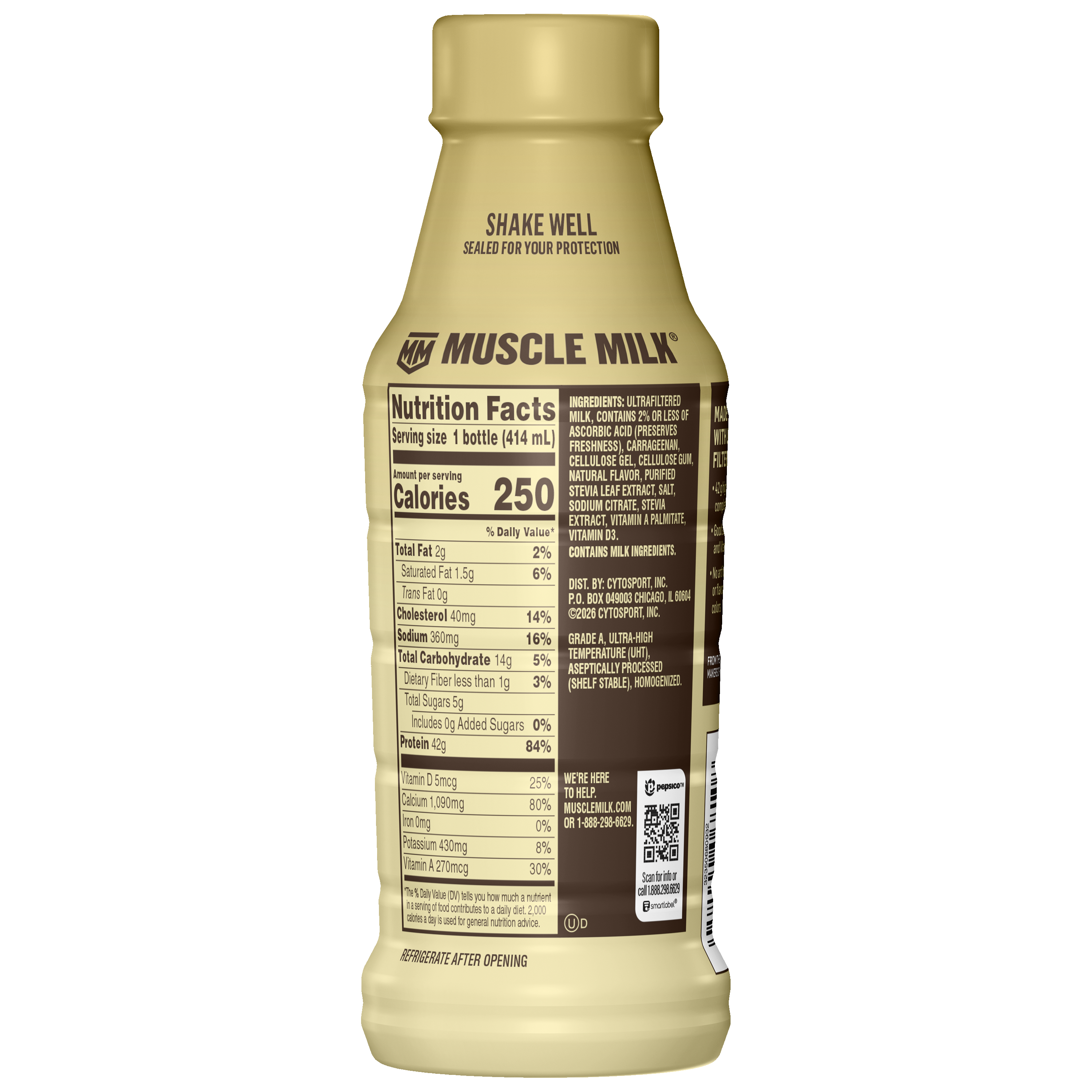 Muscle Milk, Pro42, Vanilla Creme Flavored, High Protein Shake thumbnail