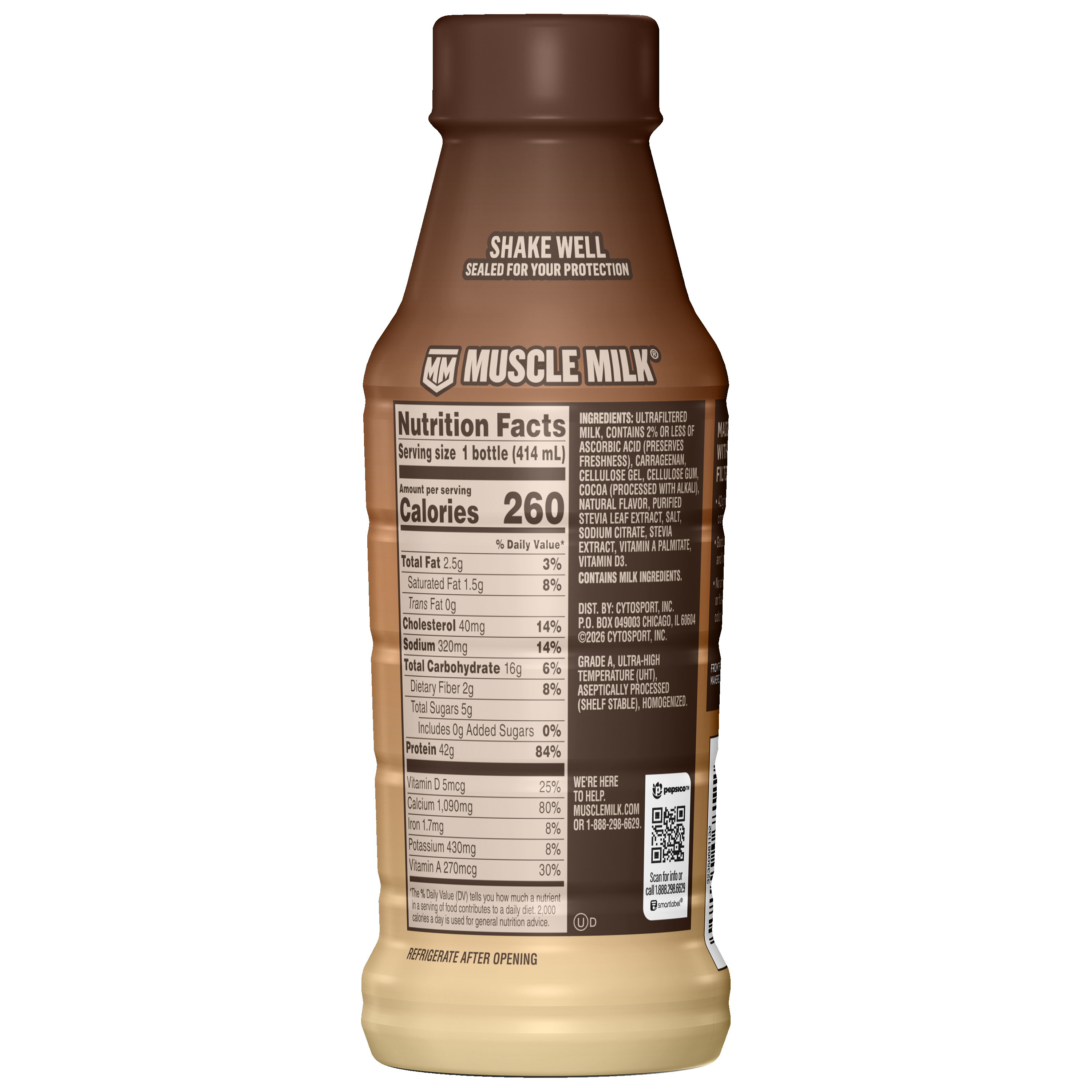Muscle Milk, Pro42, Chocolate Flavored, High Protein Shake thumbnail