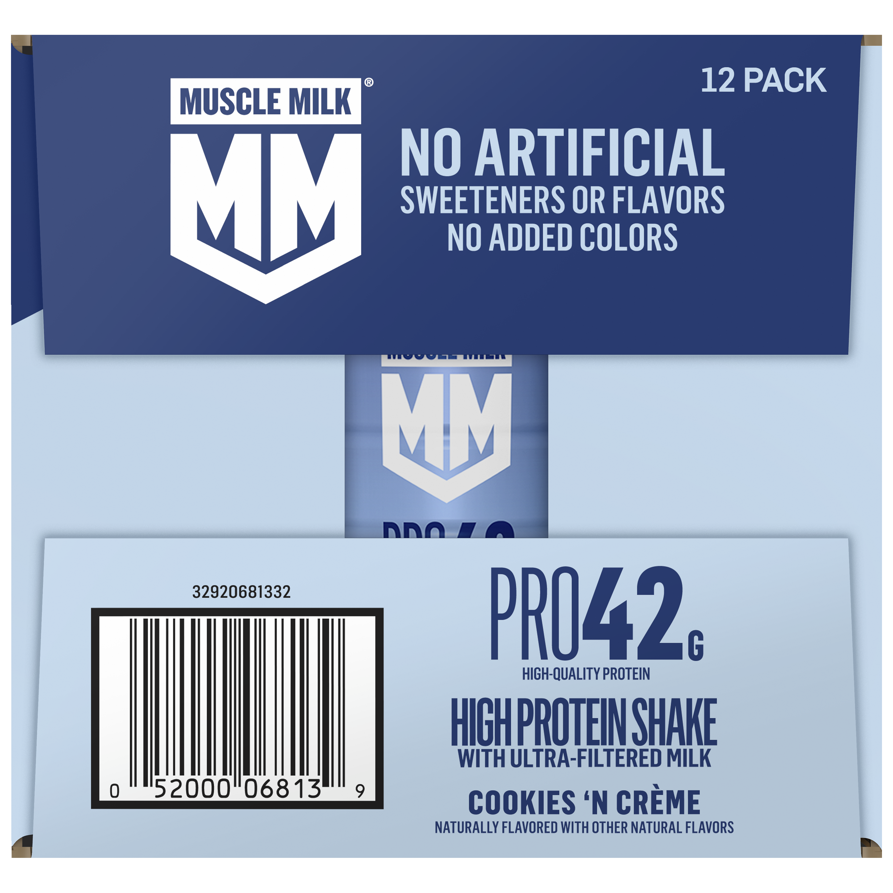 Muscle Milk, Pro42, Cookies 'N Creme Flavored, High Protein Shake thumbnail