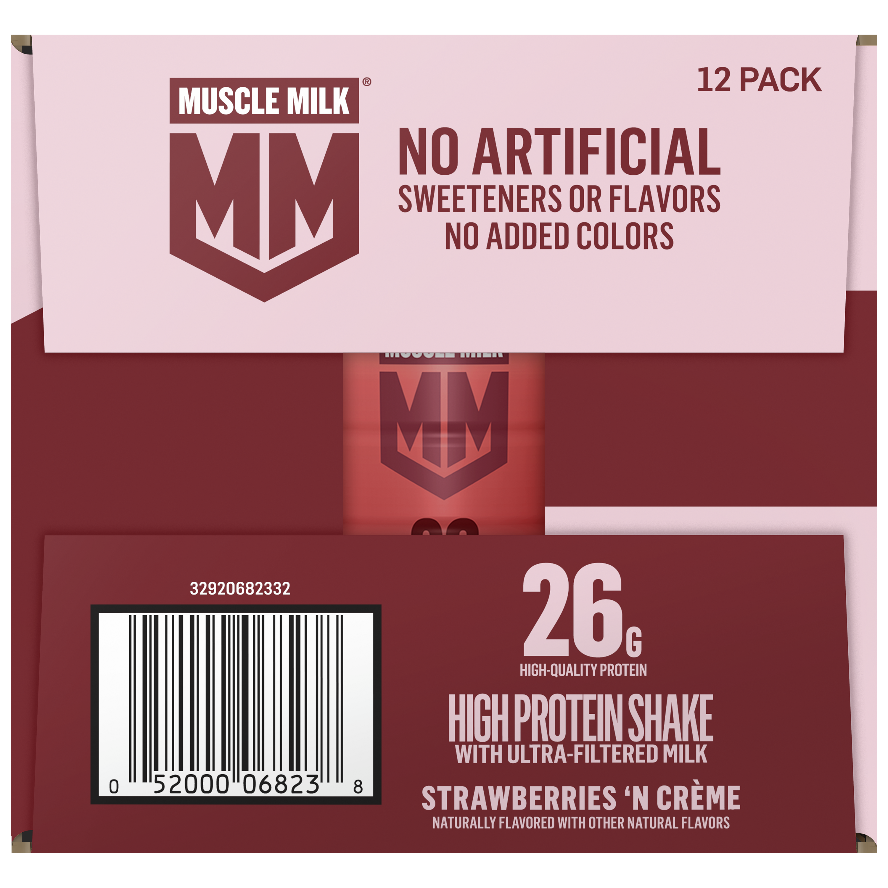 Muscle Milk, Strawberries 'N Creme Flavored, High Protein Shake thumbnail