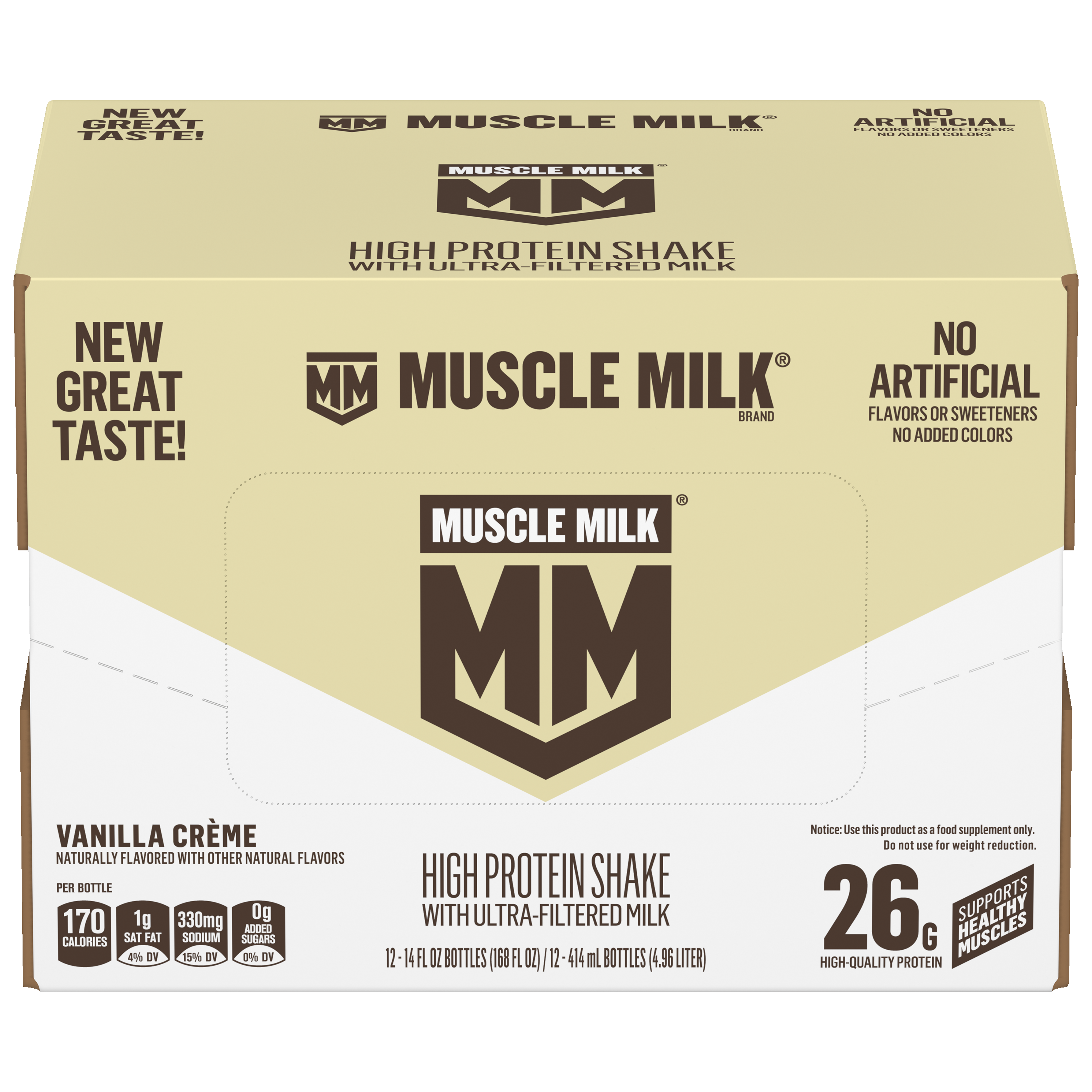 Muscle Milk, Vanilla Creme Flavored, High Protein Shake thumbnail