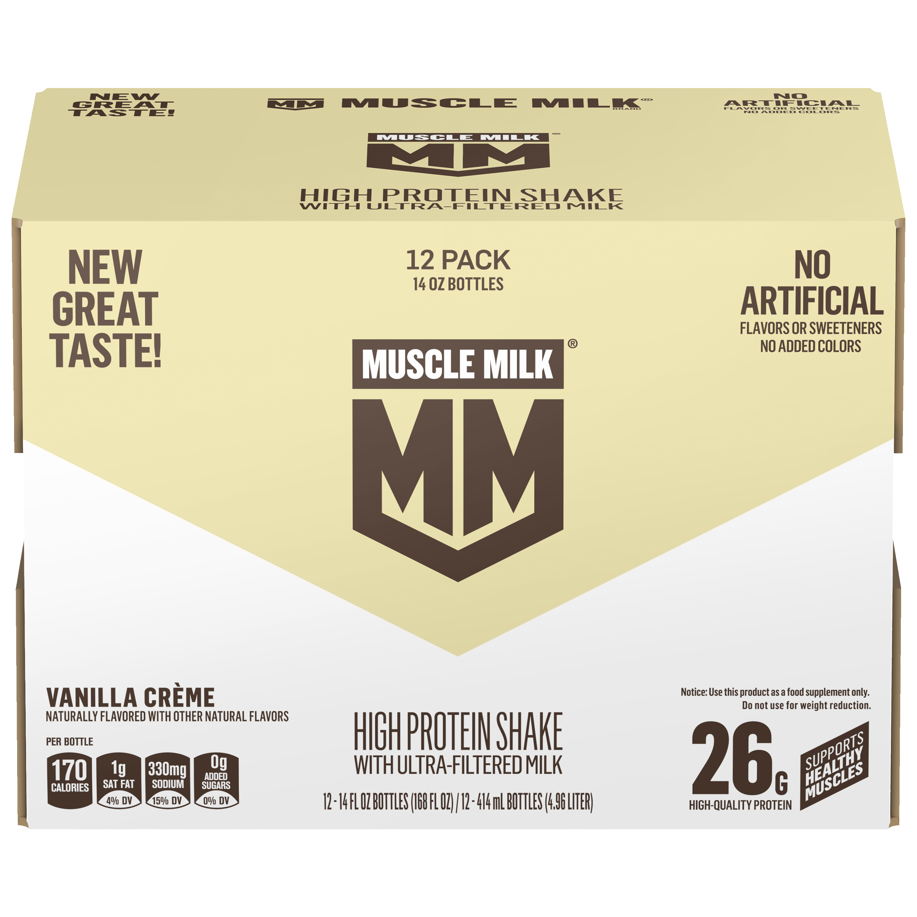 Muscle Milk, Vanilla Creme Flavored, High Protein Shake thumbnail
