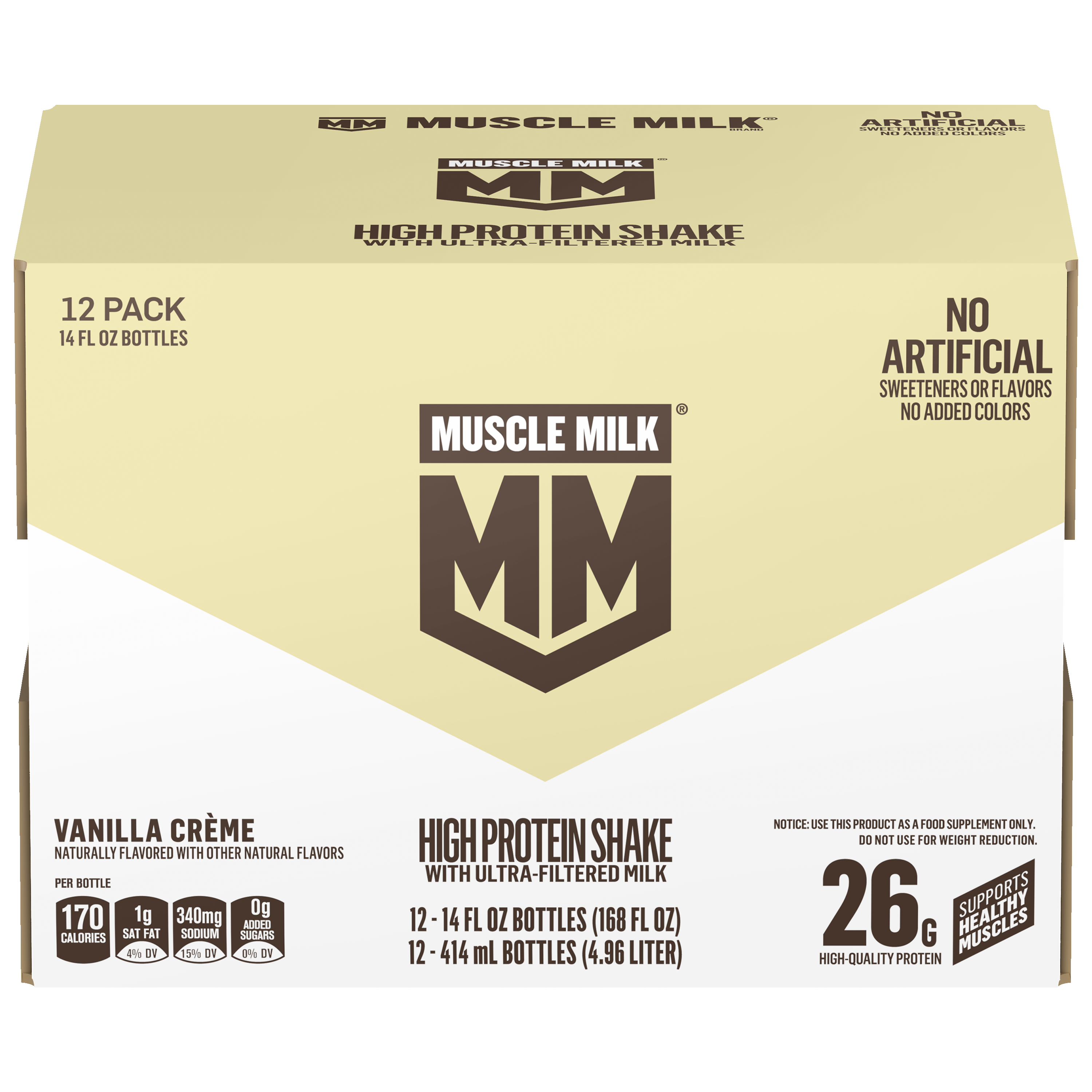 Muscle Milk, Vanilla Creme Flavored, High Protein Shake thumbnail