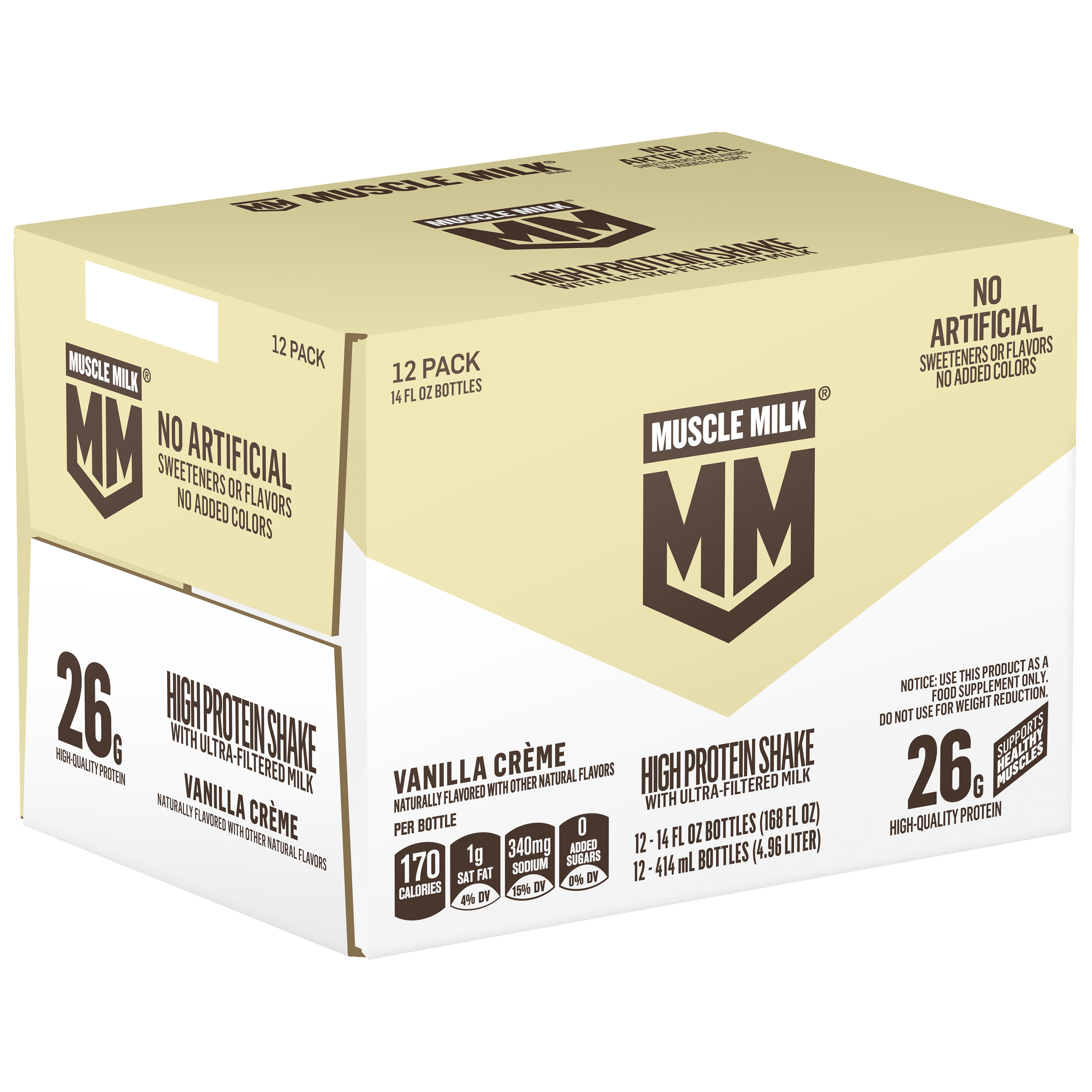 Muscle Milk, Vanilla Creme Flavored, High Protein Shake thumbnail