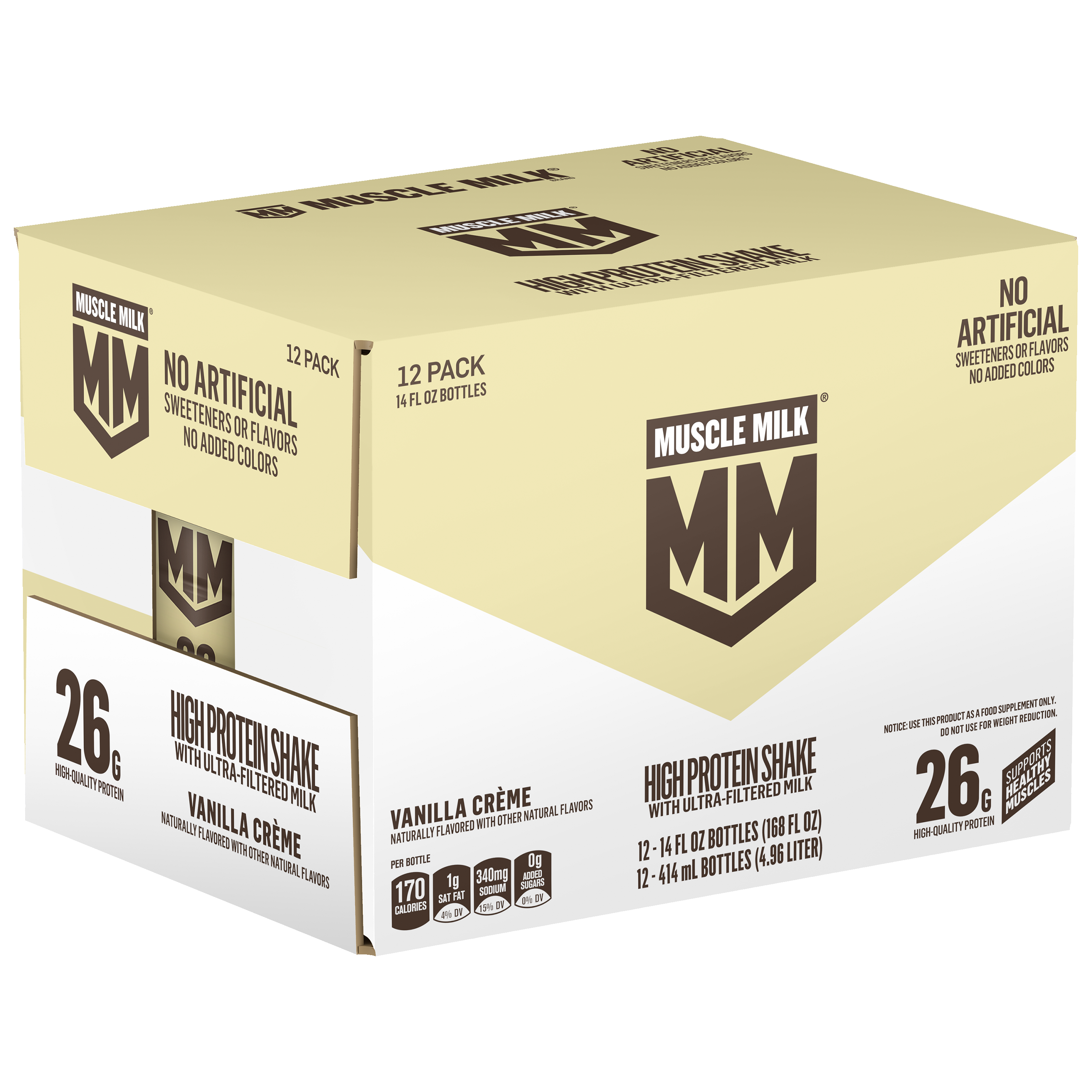 Muscle Milk, Vanilla Creme Flavored, High Protein Shake thumbnail