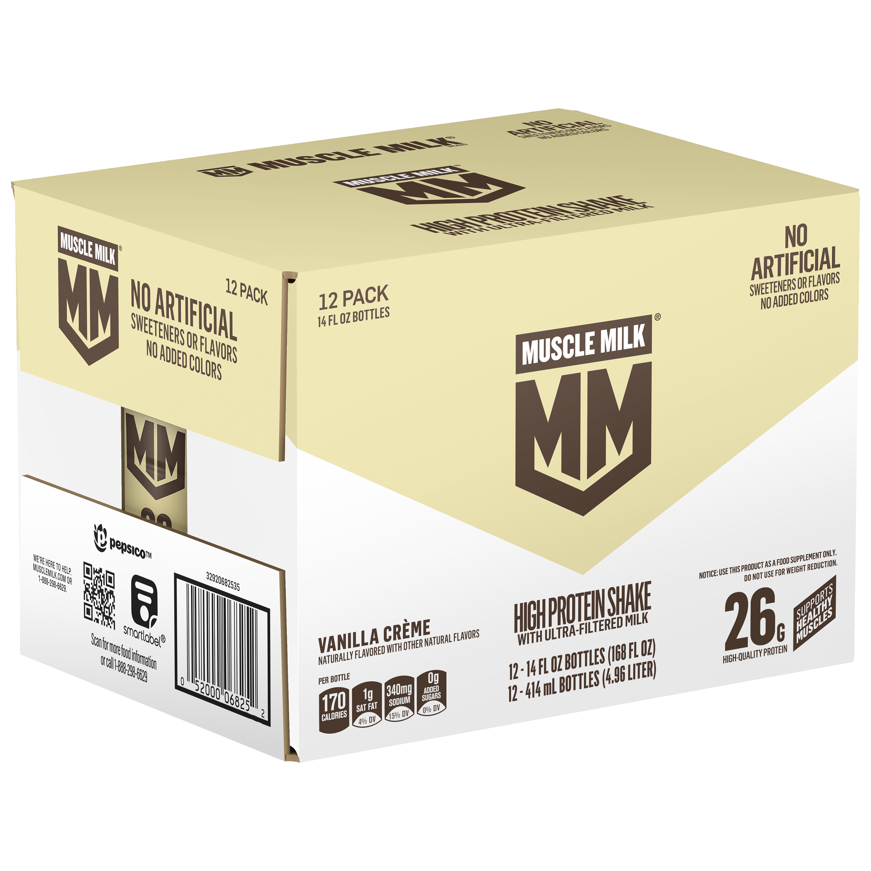 Muscle Milk, Vanilla Creme Flavored, High Protein Shake thumbnail