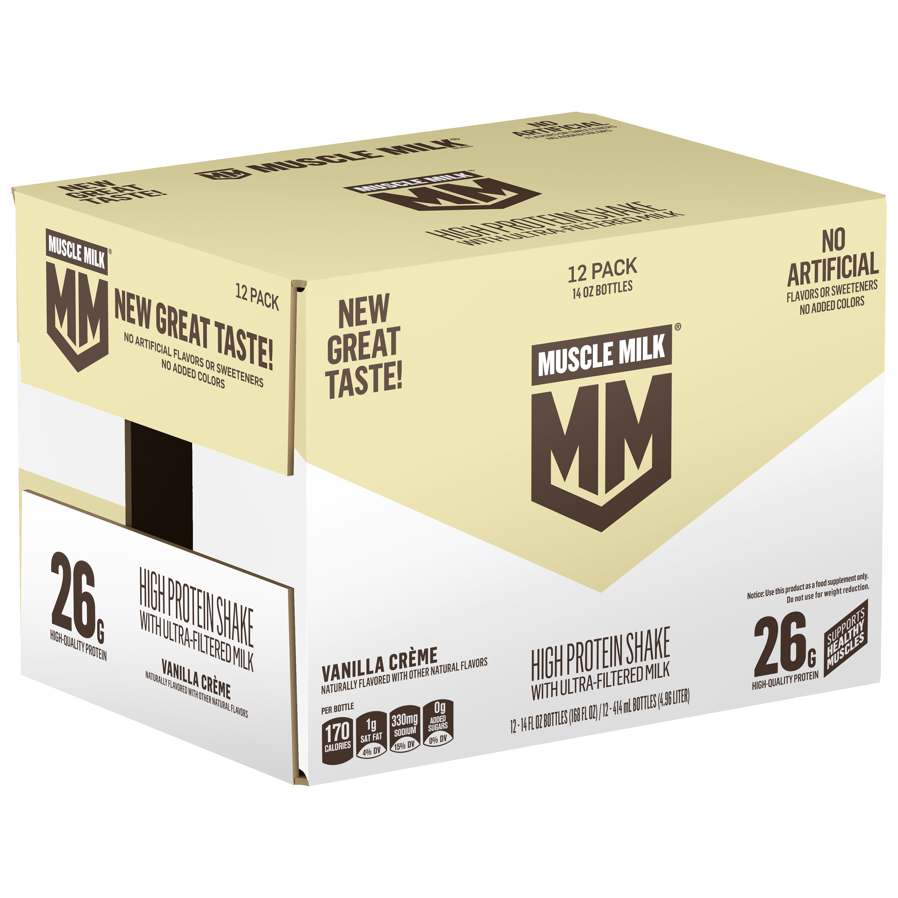 Muscle Milk, Vanilla Creme Flavored, High Protein Shake thumbnail