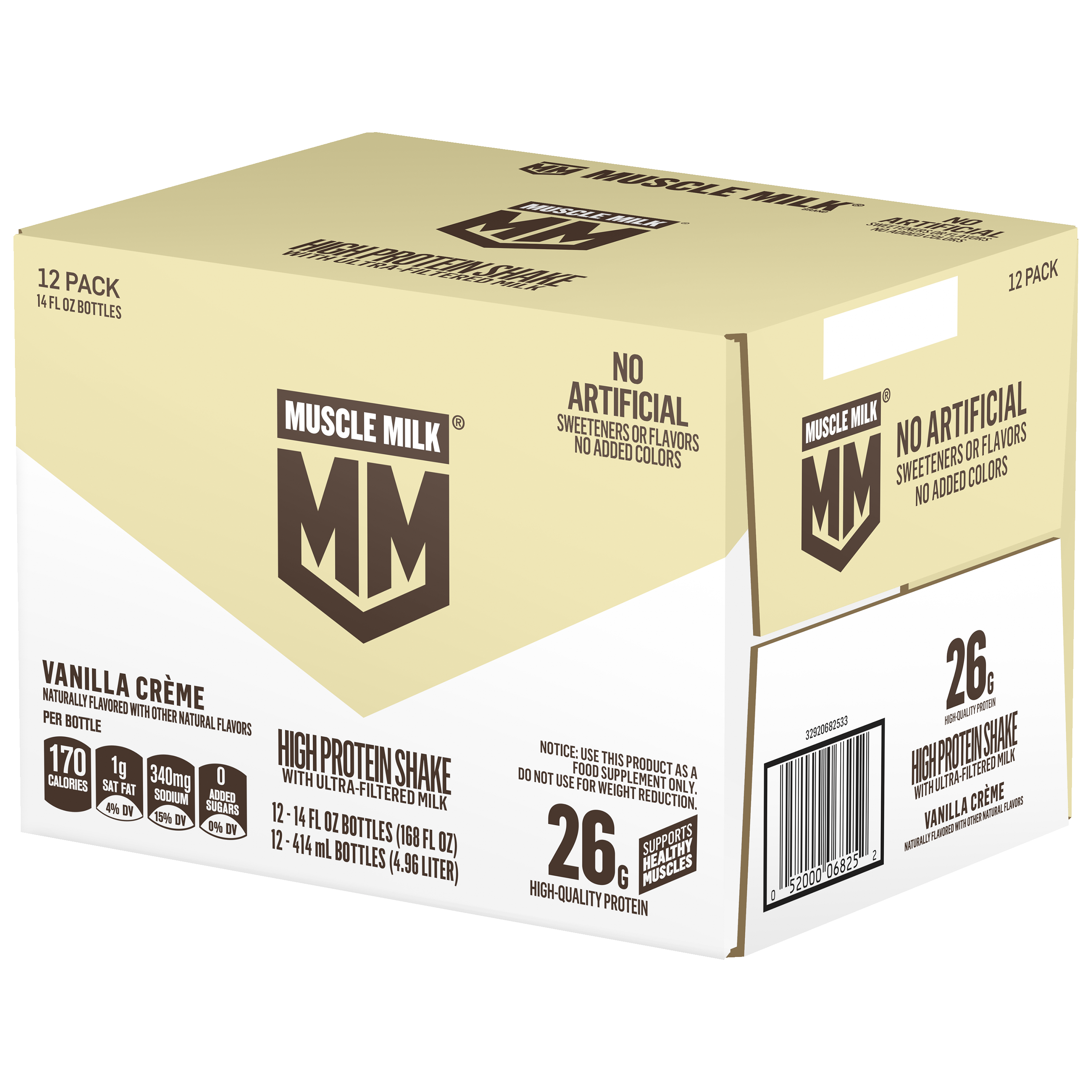 Muscle Milk, Vanilla Creme Flavored, High Protein Shake thumbnail