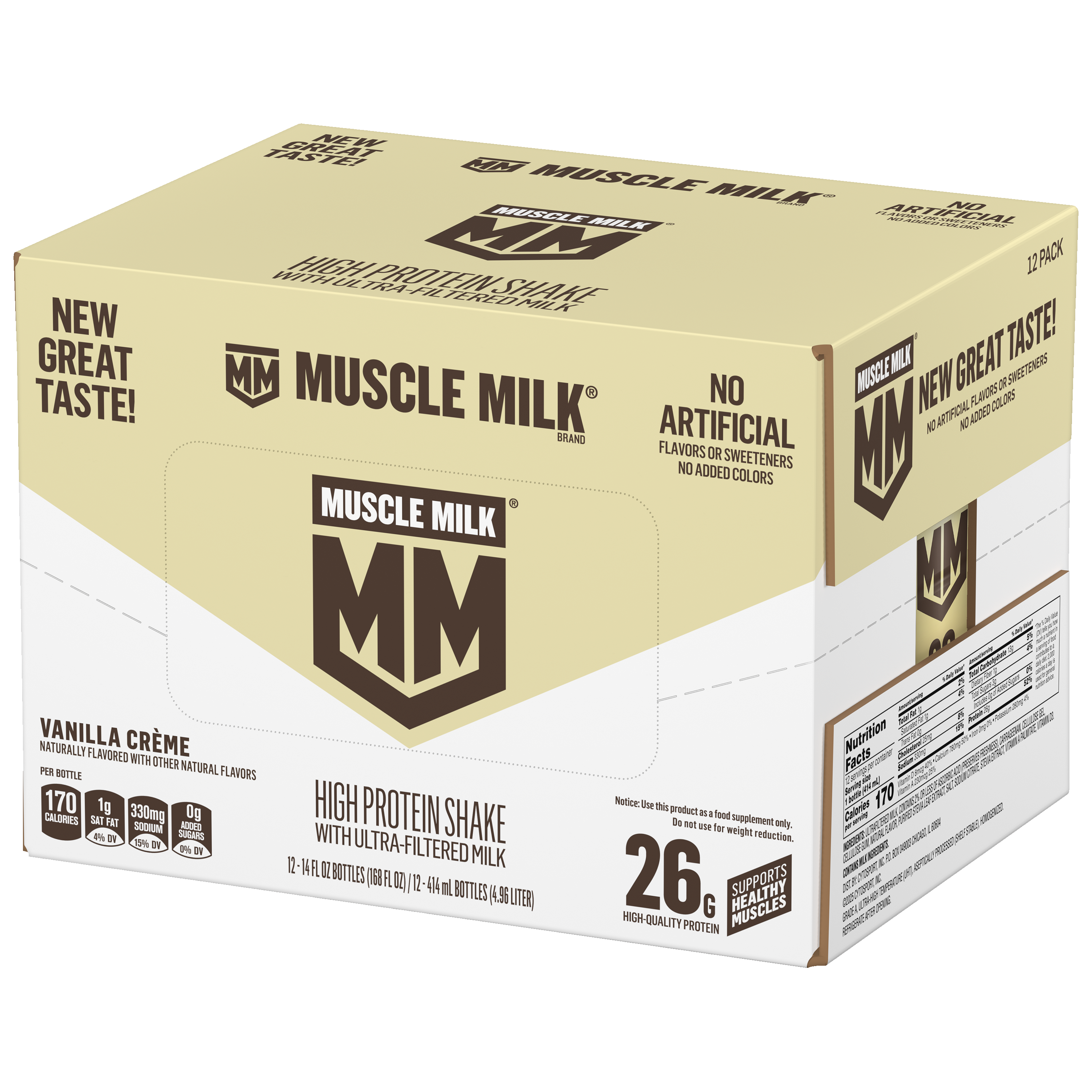 Muscle Milk, Vanilla Creme Flavored, High Protein Shake thumbnail