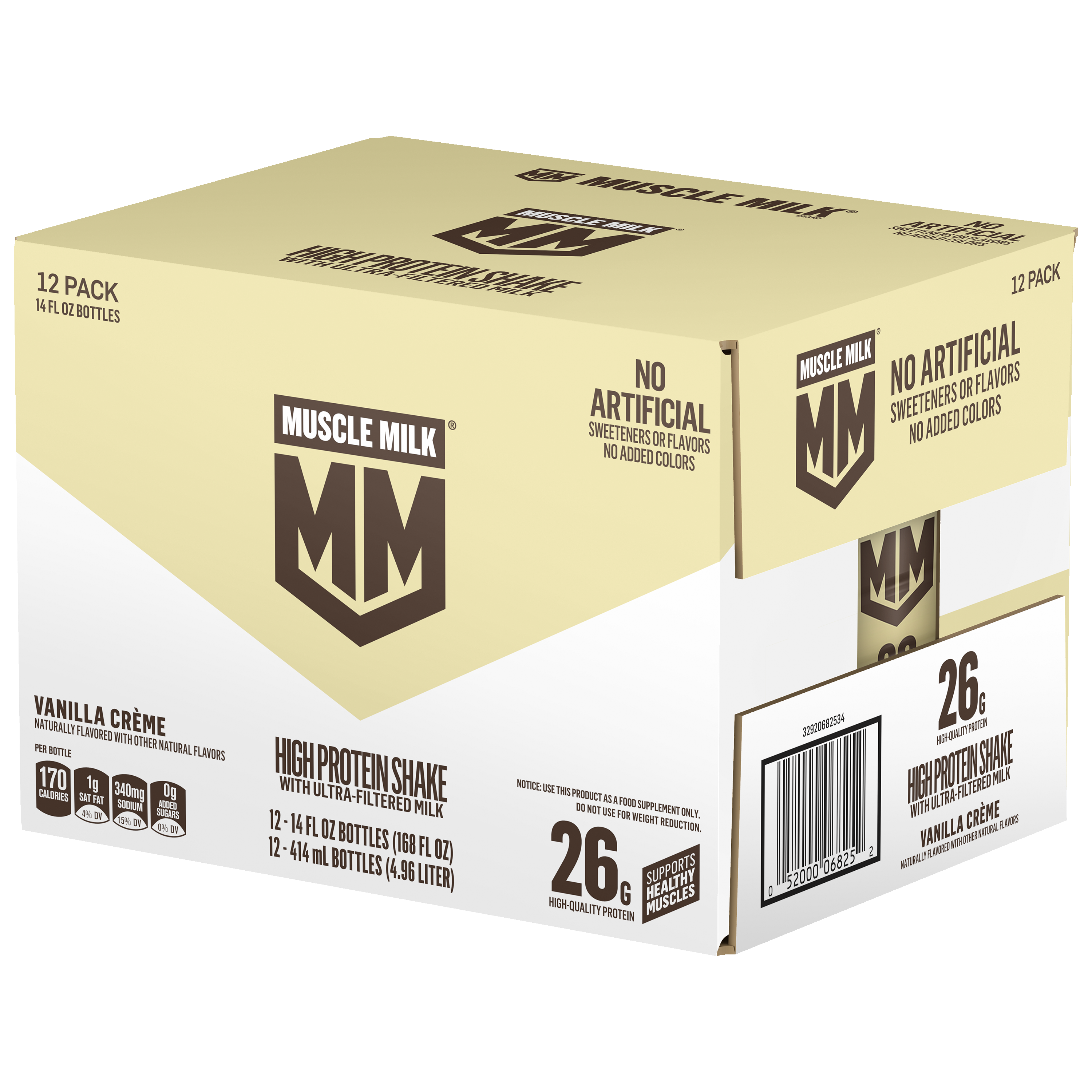 Muscle Milk, Vanilla Creme Flavored, High Protein Shake thumbnail