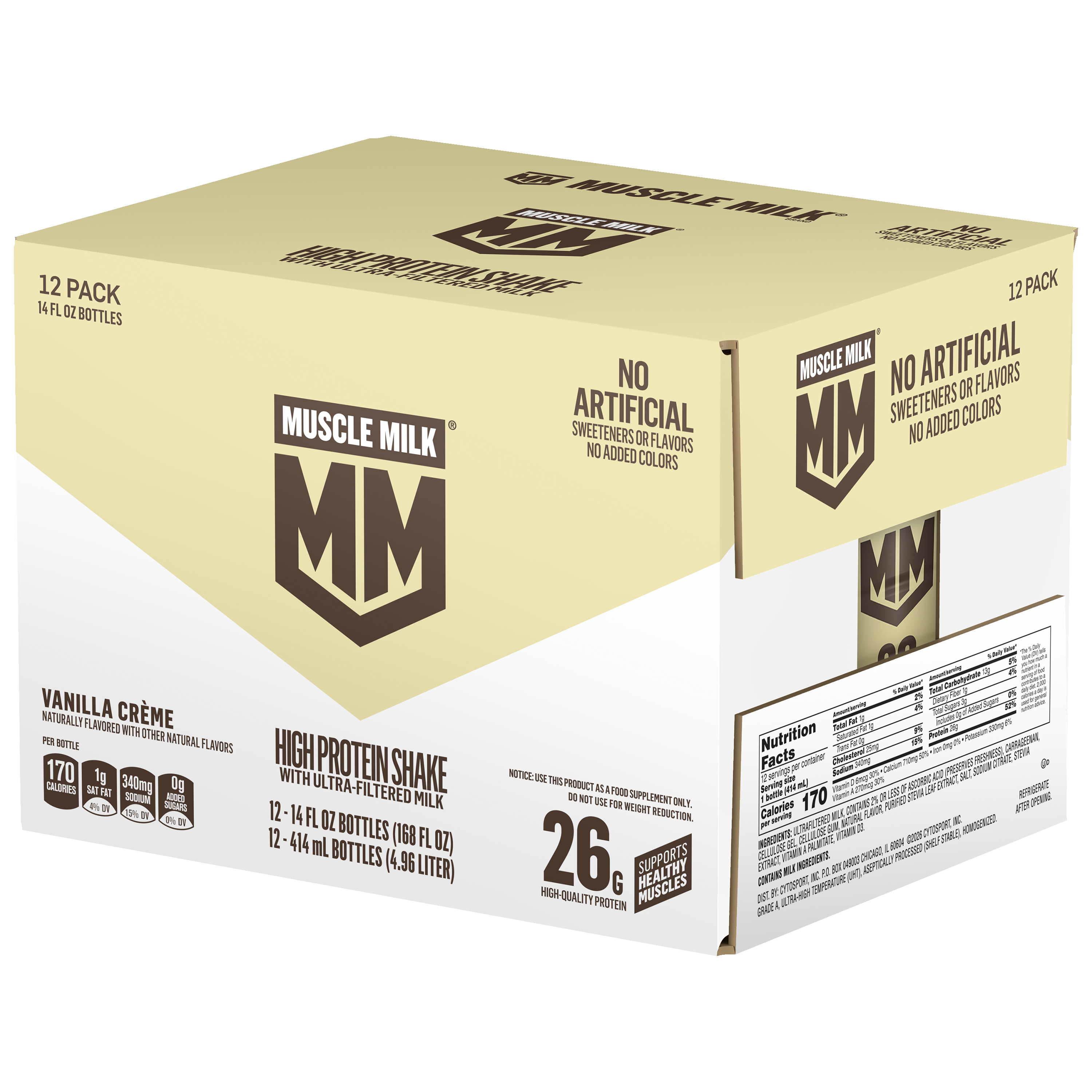 Muscle Milk, Vanilla Creme Flavored, High Protein Shake thumbnail