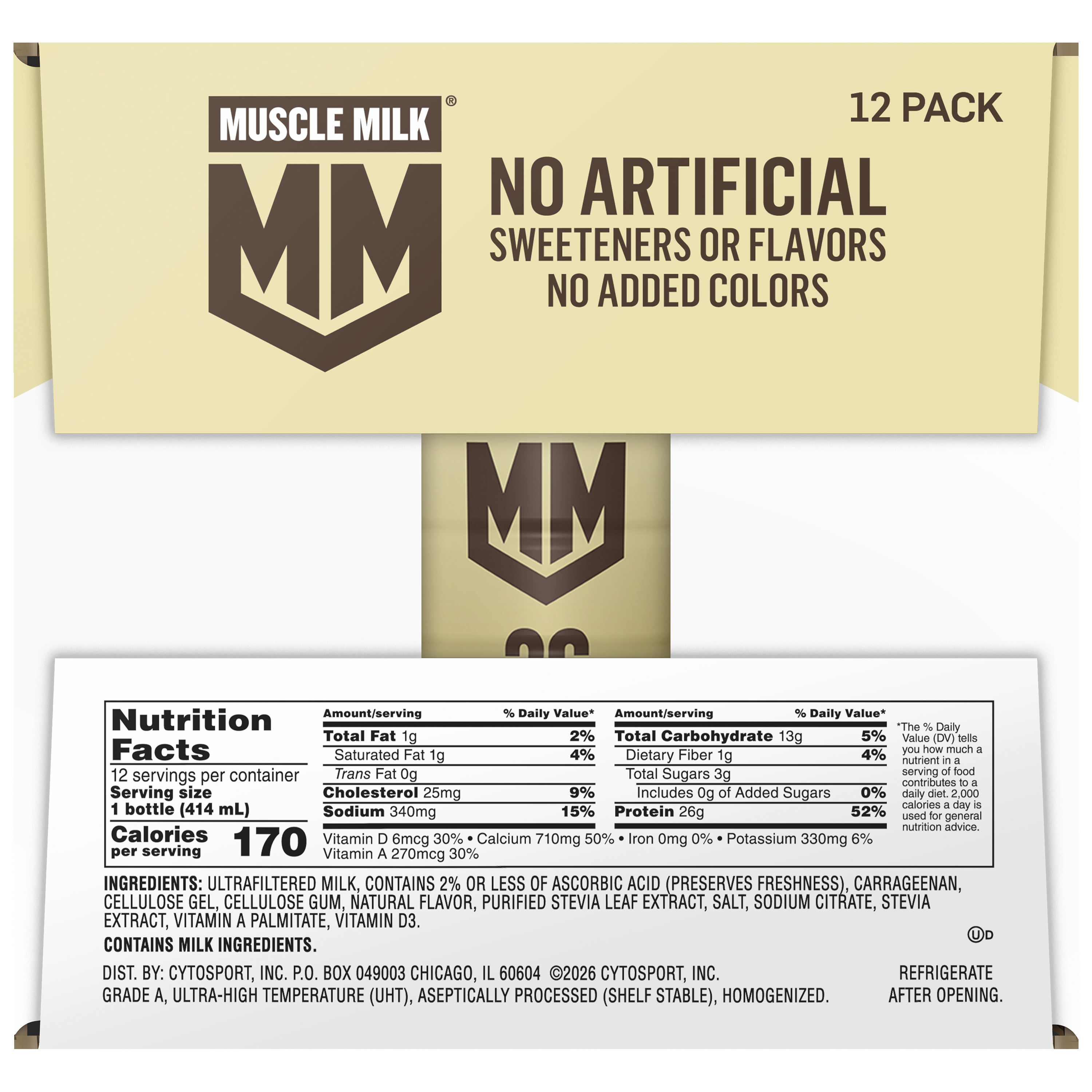 Muscle Milk, Vanilla Creme Flavored, High Protein Shake thumbnail