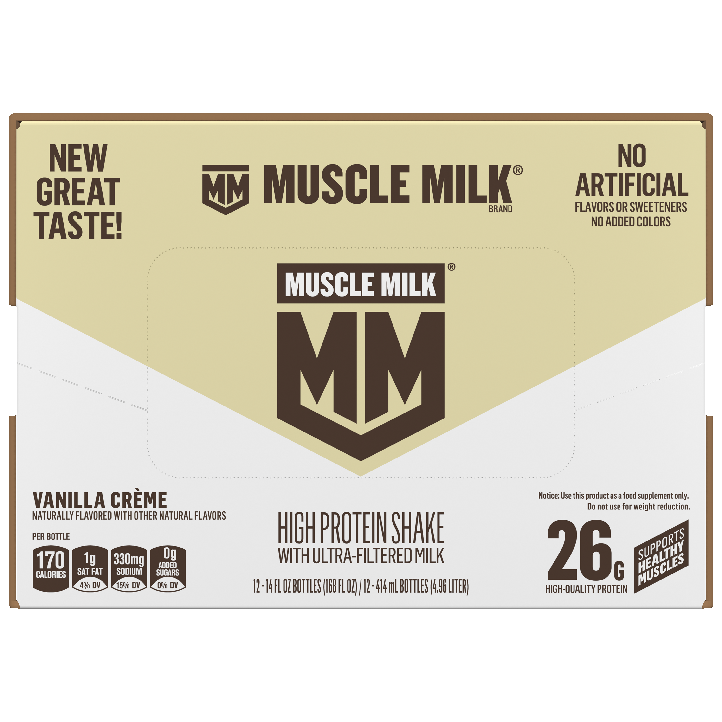 Muscle Milk, Vanilla Creme Flavored, High Protein Shake thumbnail