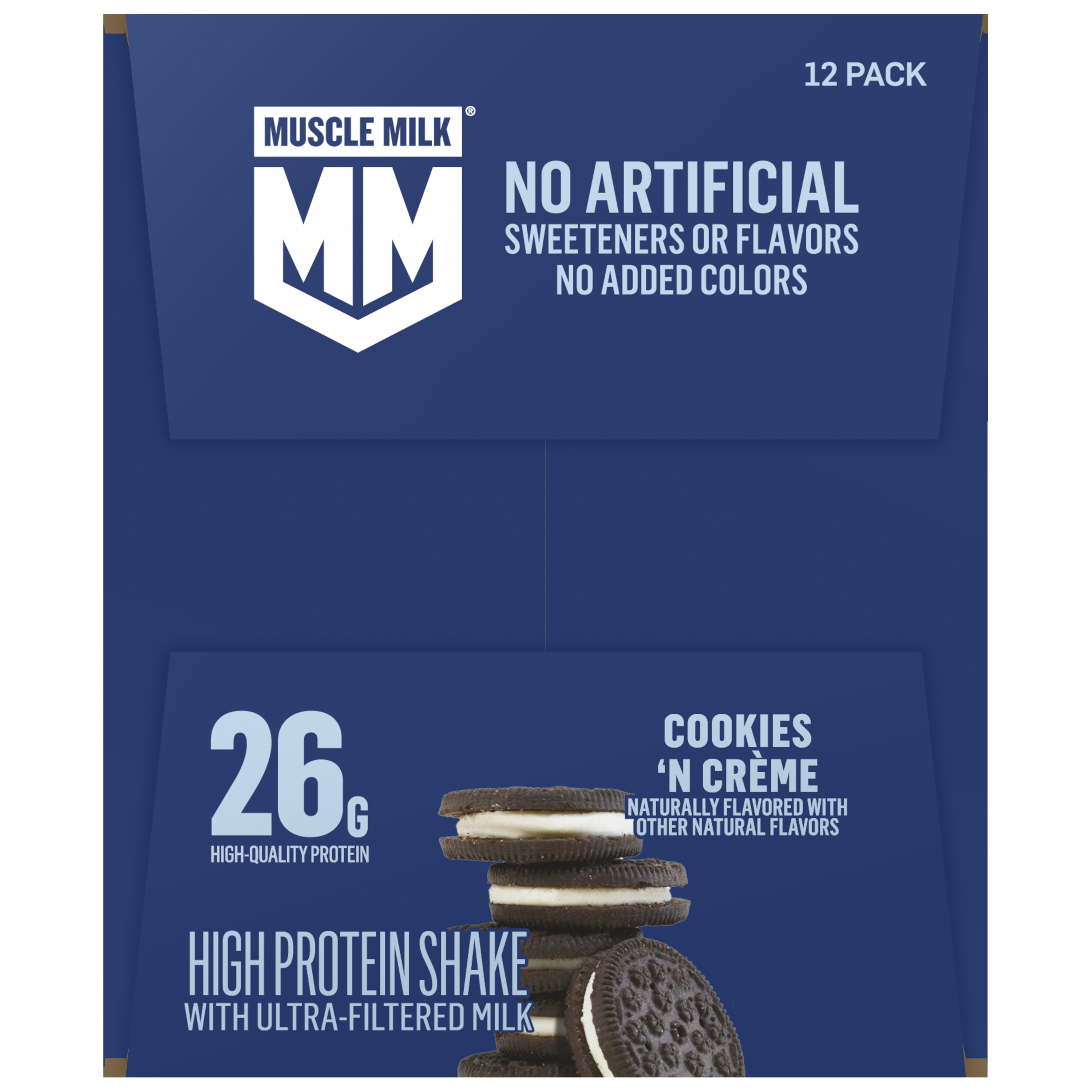 Muscle Milk, Cookies 'N Creme Flavored, High Protein Shake thumbnail