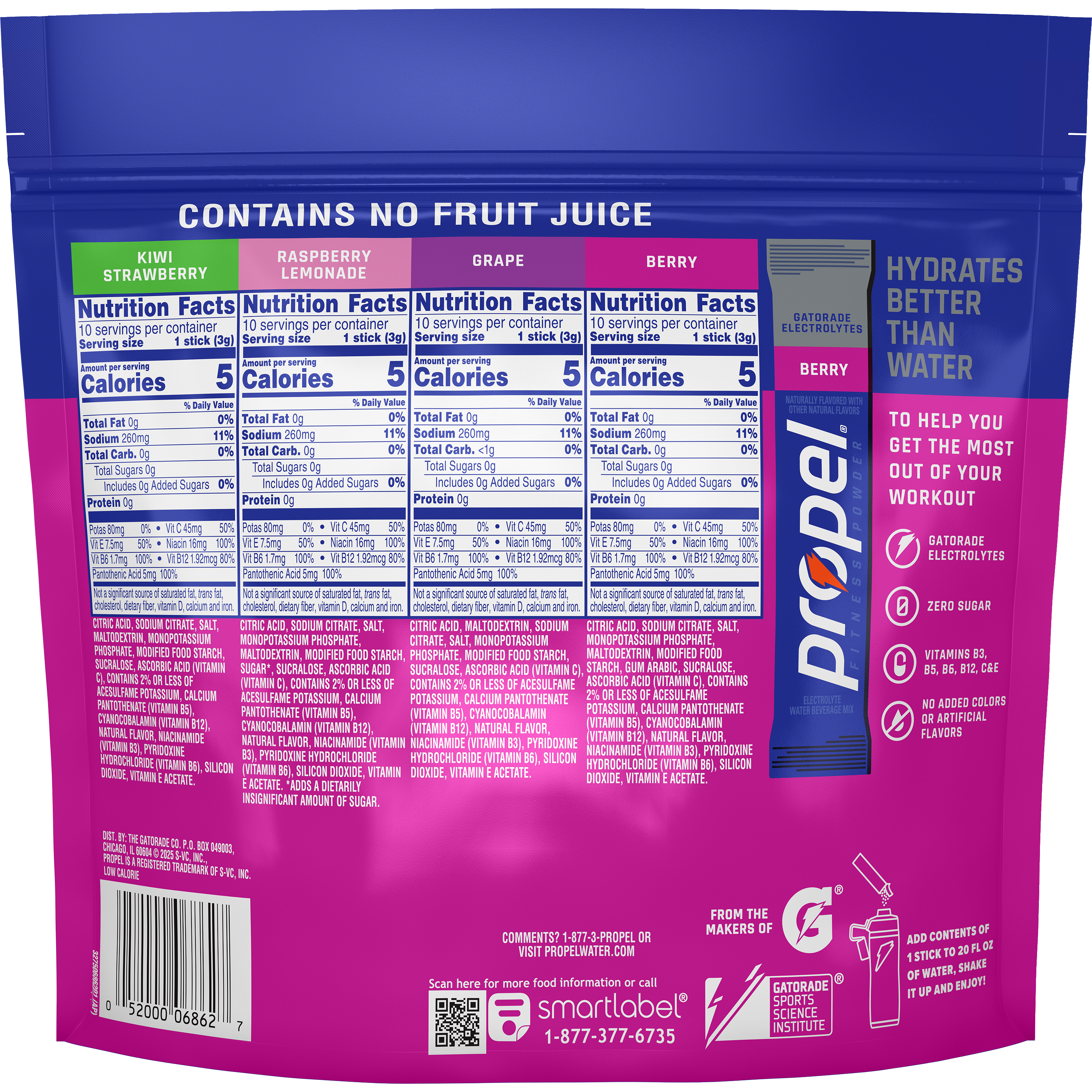 Propel, Fitness Powder Variety Pack thumbnail