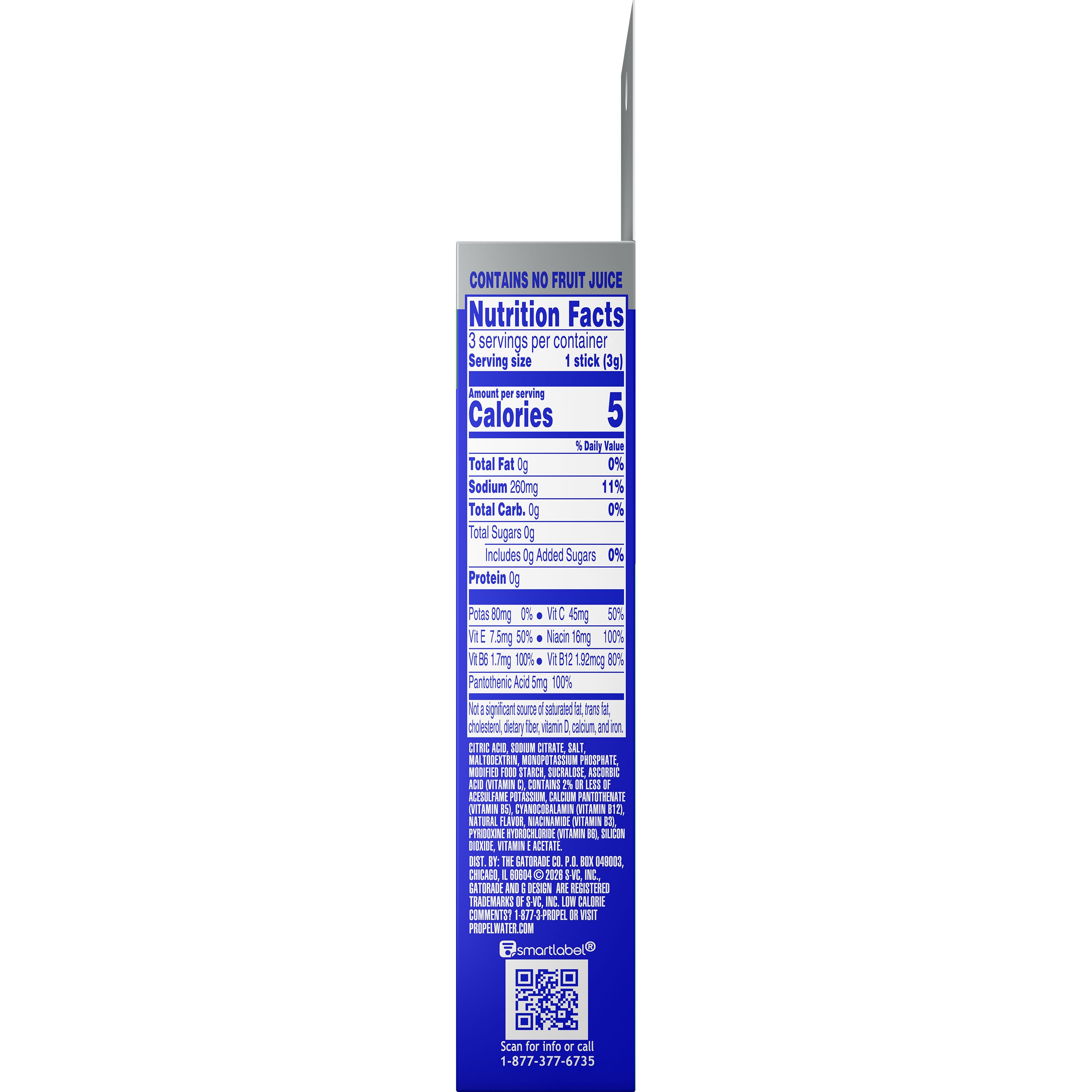 Propel, Kiwi Strawberry Flavored, Electrolyte Water Beverage Mix thumbnail