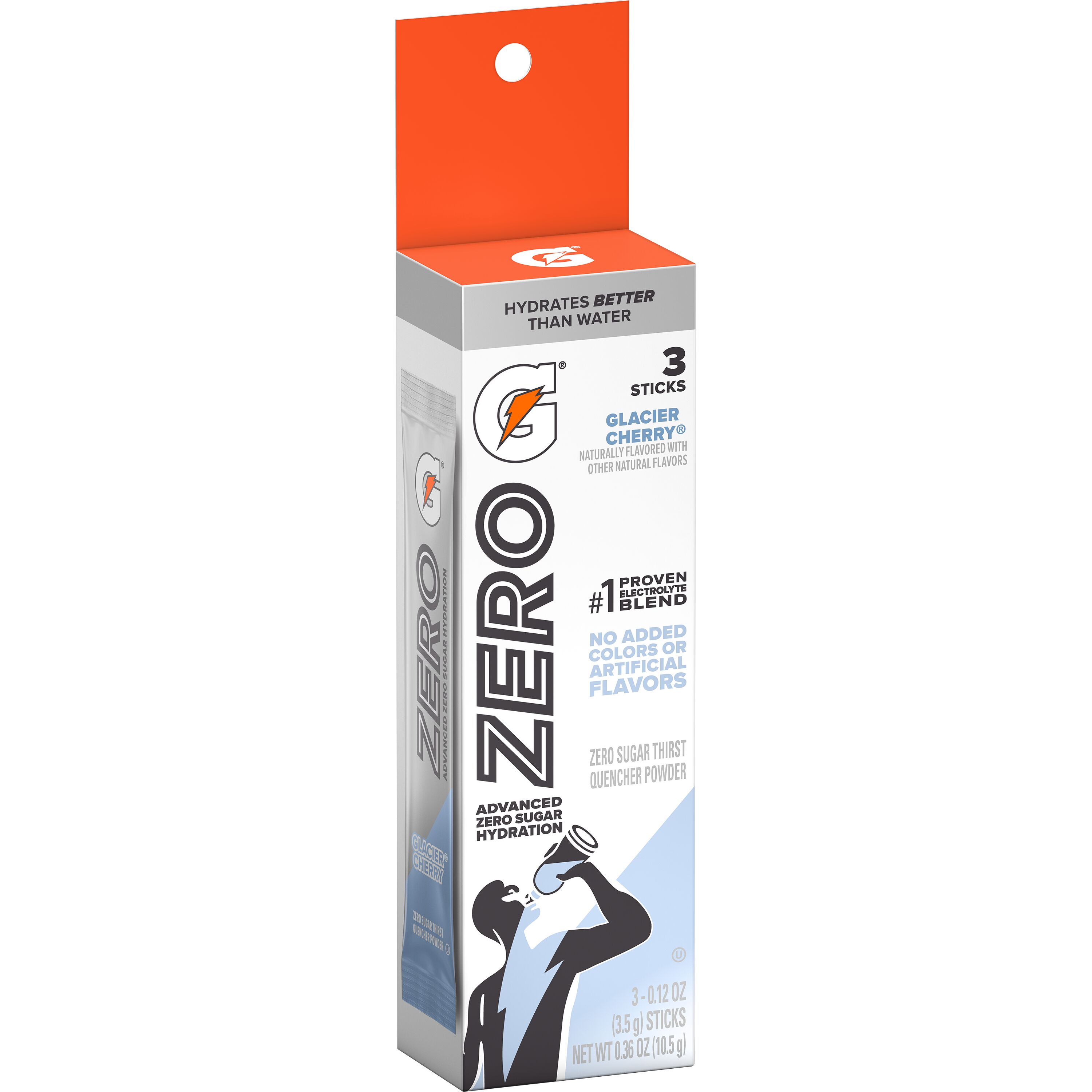 Gatorade, Zero, Glacier Cherry Flavored, Zero Sugar Thirst Quencher Powder thumbnail