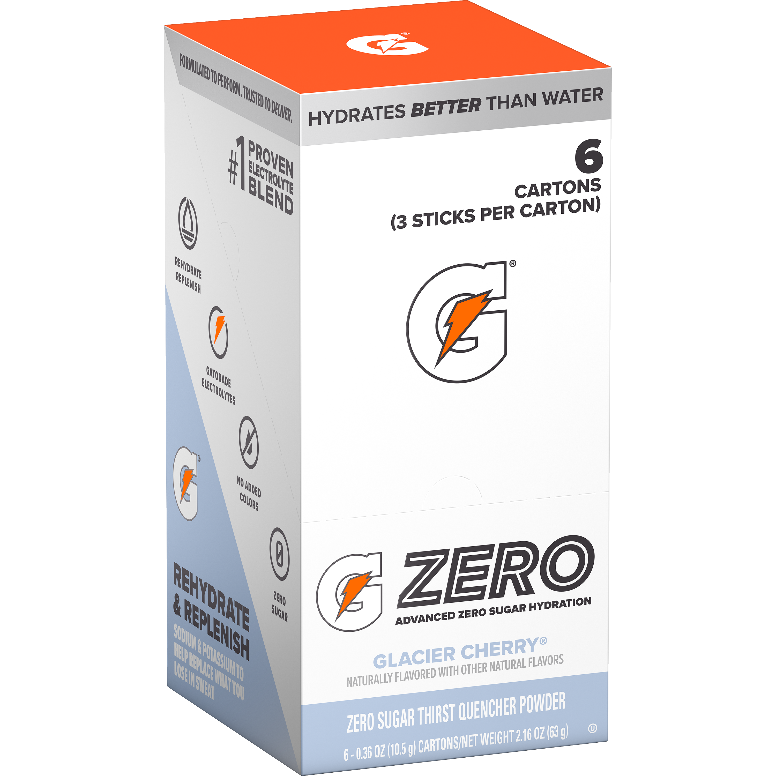 Gatorade, Zero, Glacier Cherry Flavored, Zero Sugar Thirst Quencher Powder thumbnail