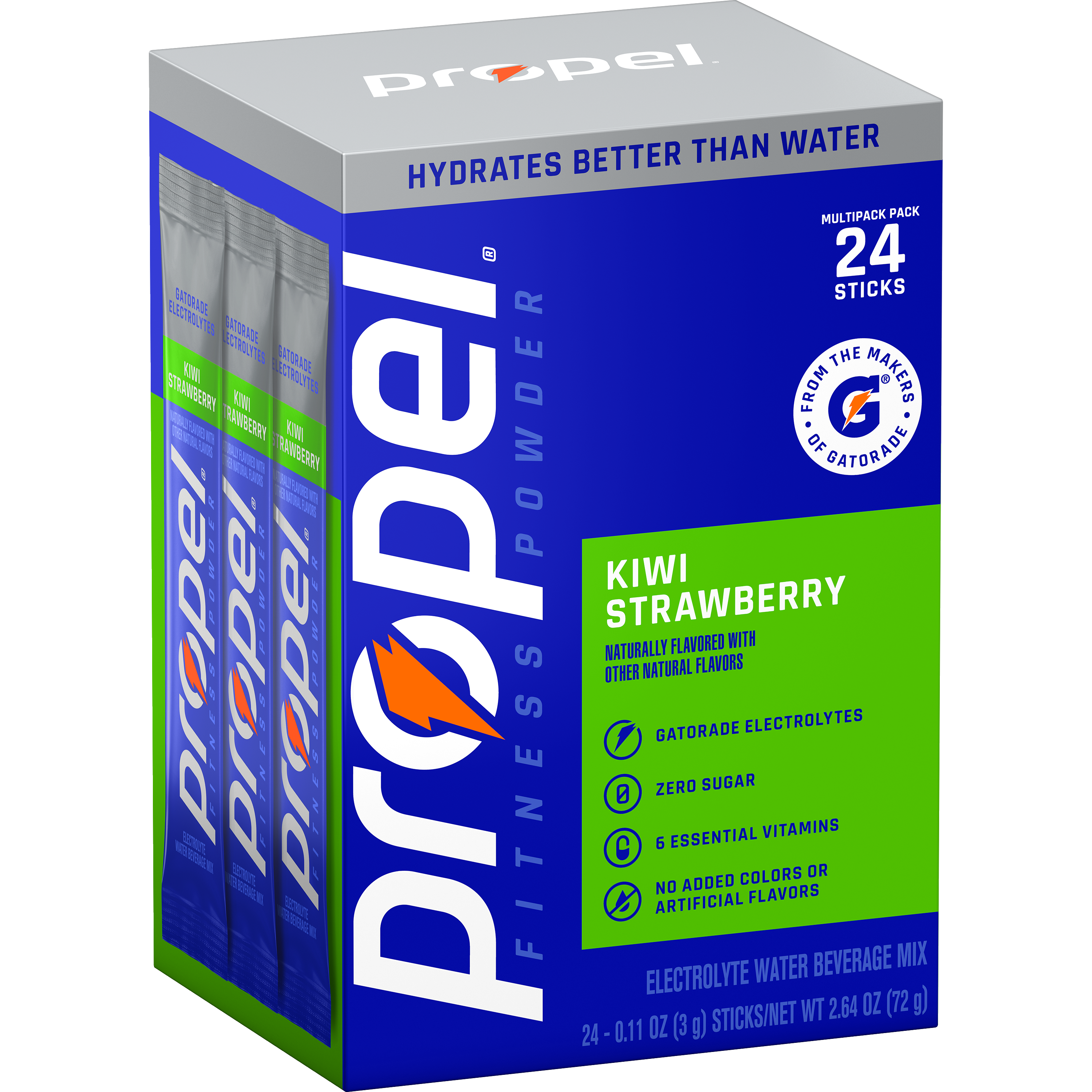 Propel, Kiwi Strawberry Flavored, Electrolyte Water Beverage Mix thumbnail