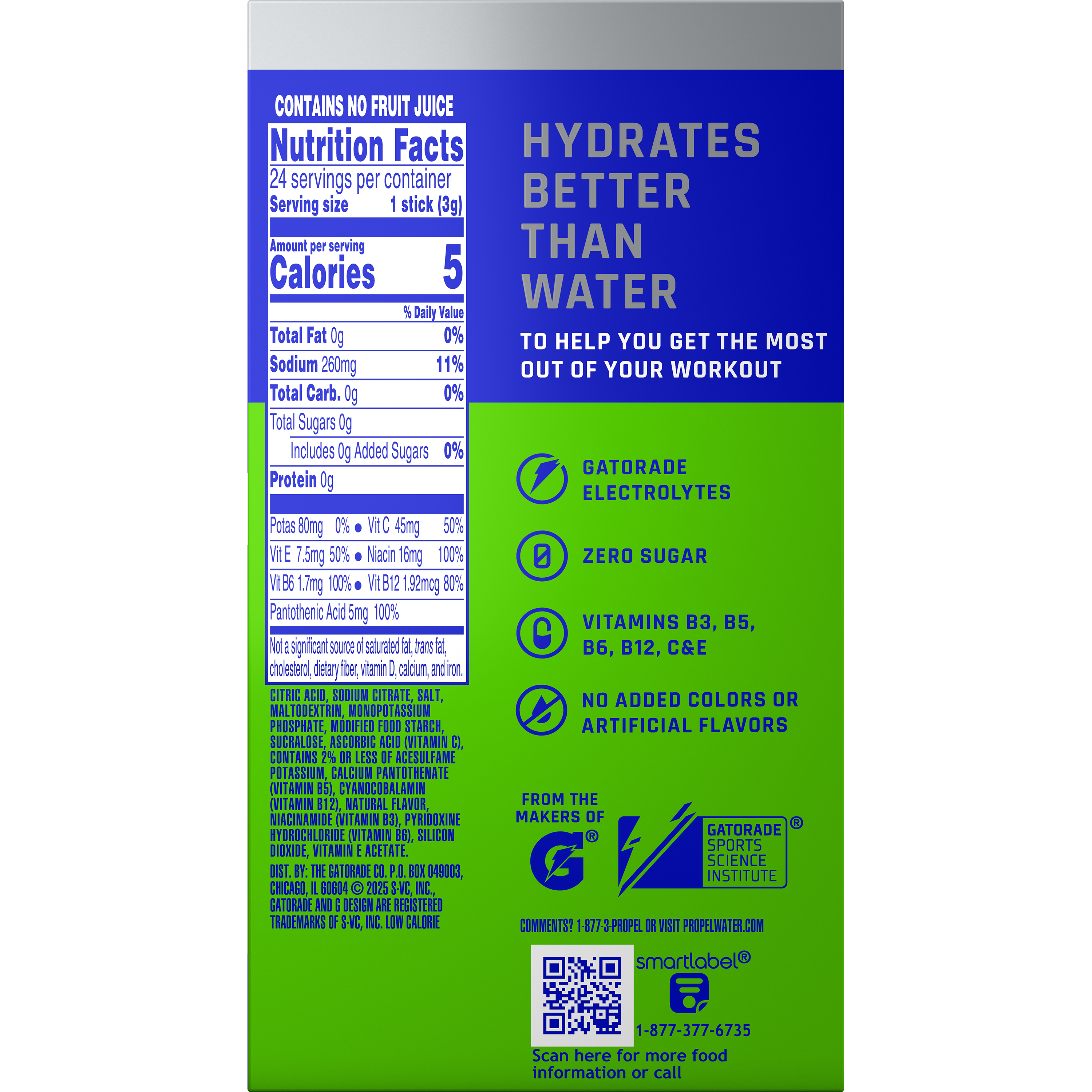 Propel, Kiwi Strawberry Flavored, Electrolyte Water Beverage Mix thumbnail