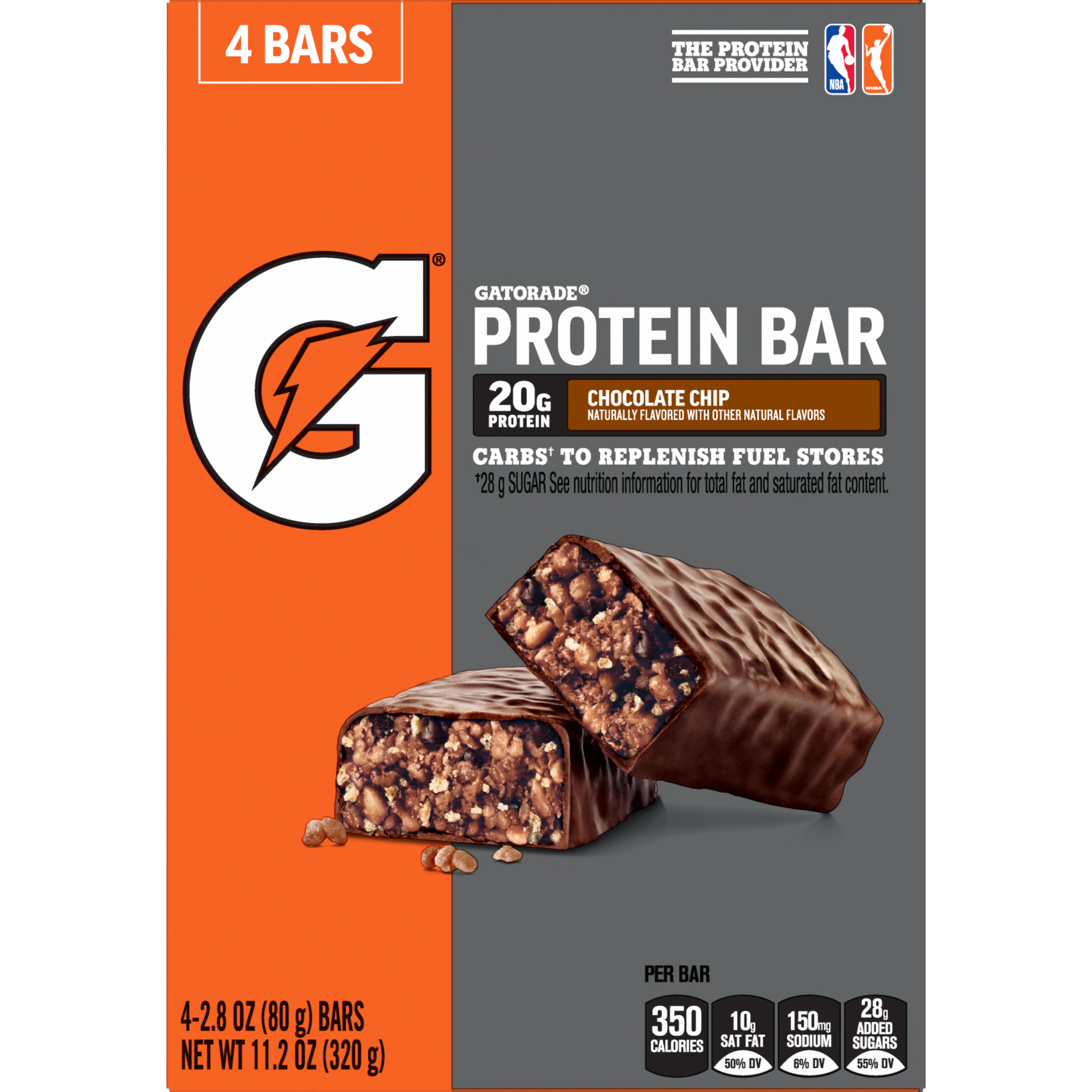 Gatorade, Chocolate Chip Flavored, Protein Bar