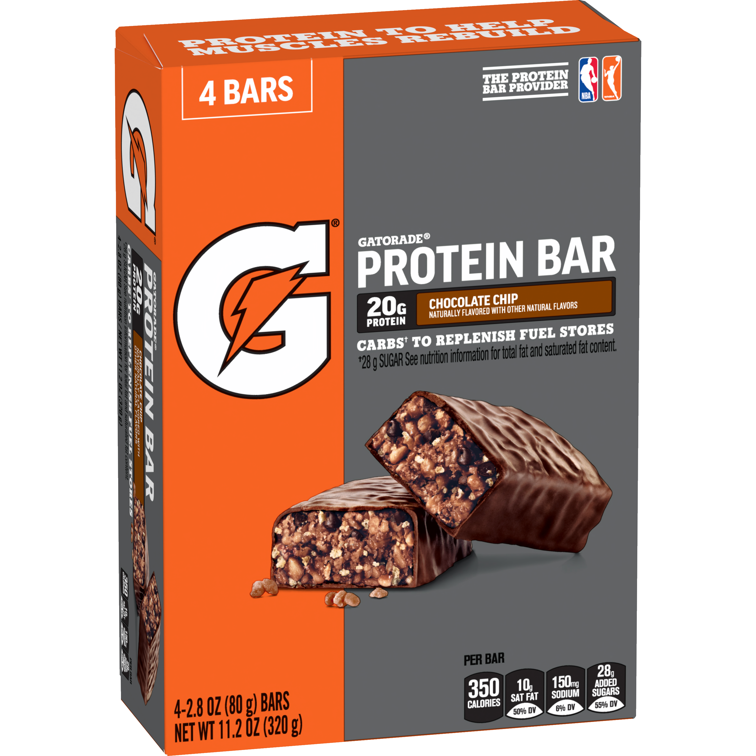 Gatorade, Chocolate Chip Flavored, Protein Bar thumbnail
