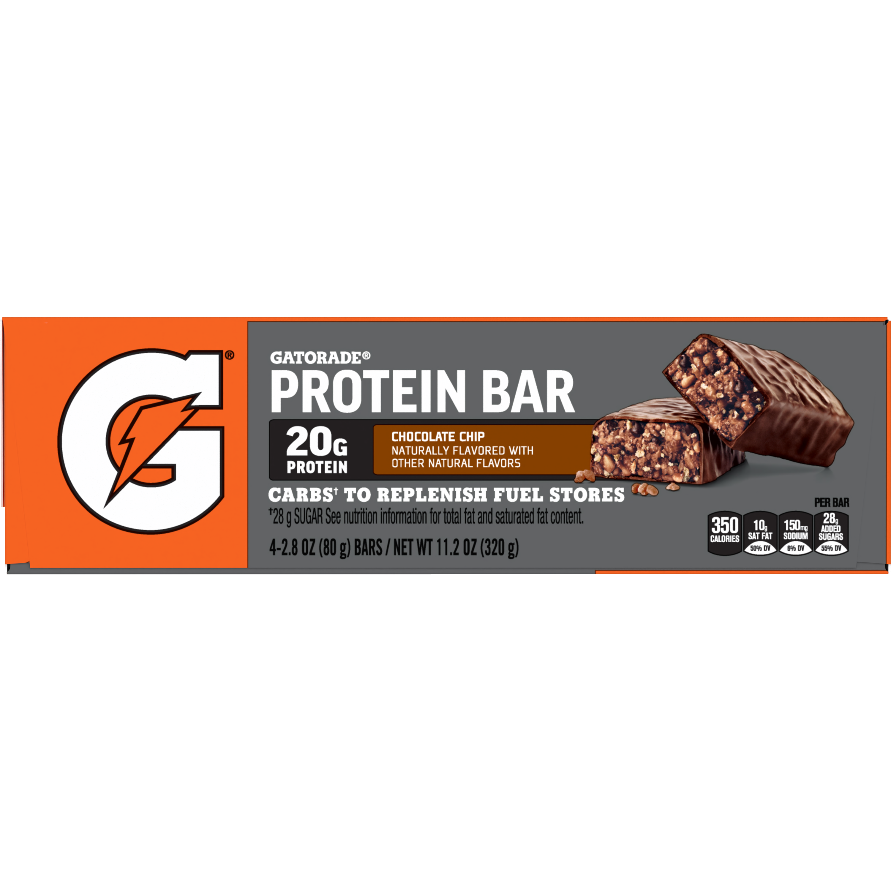 Gatorade, Chocolate Chip Flavored, Protein Bar thumbnail