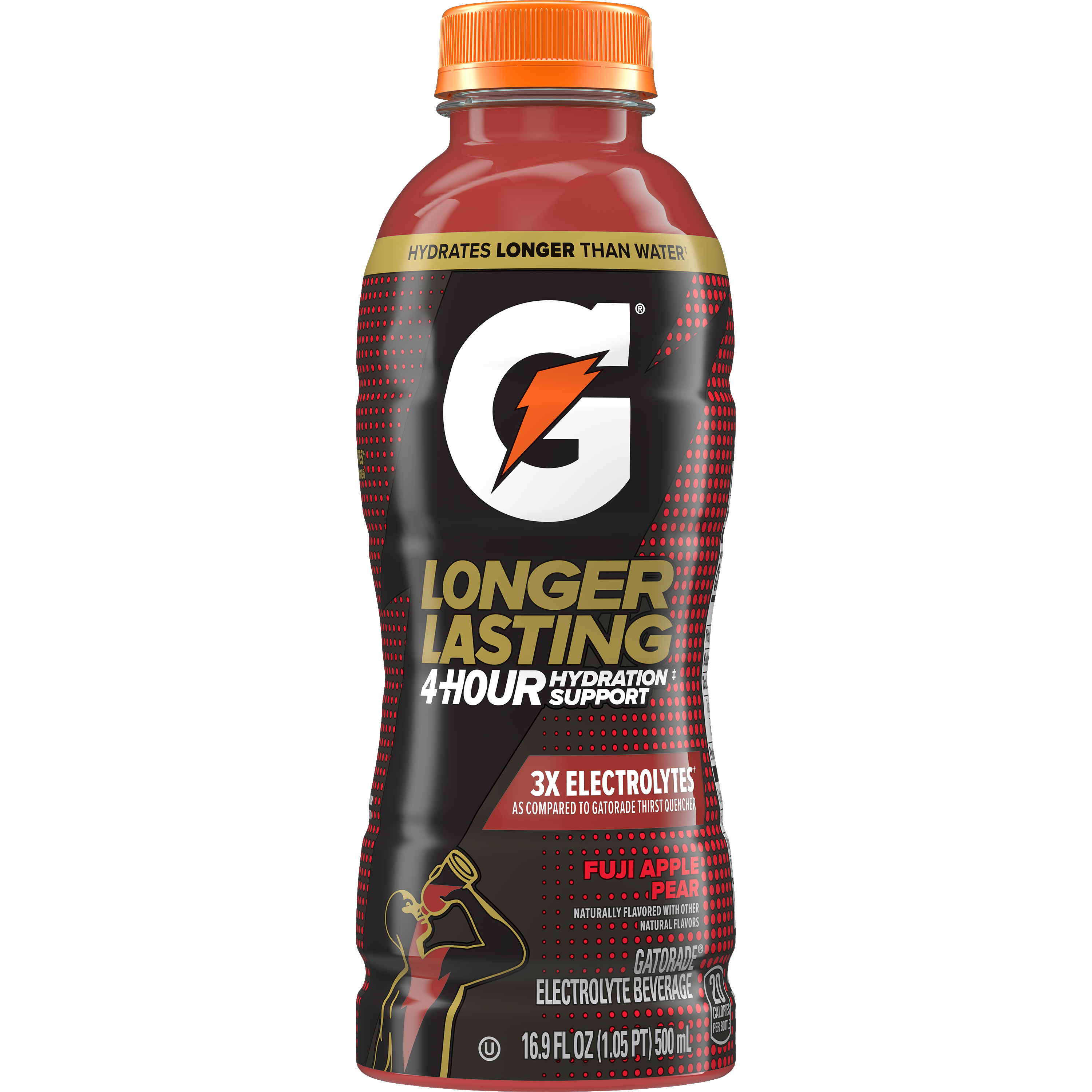 Gatorade, Longer Lasting, Fuji Apple Pear Flavored, Electrolyte Beverage