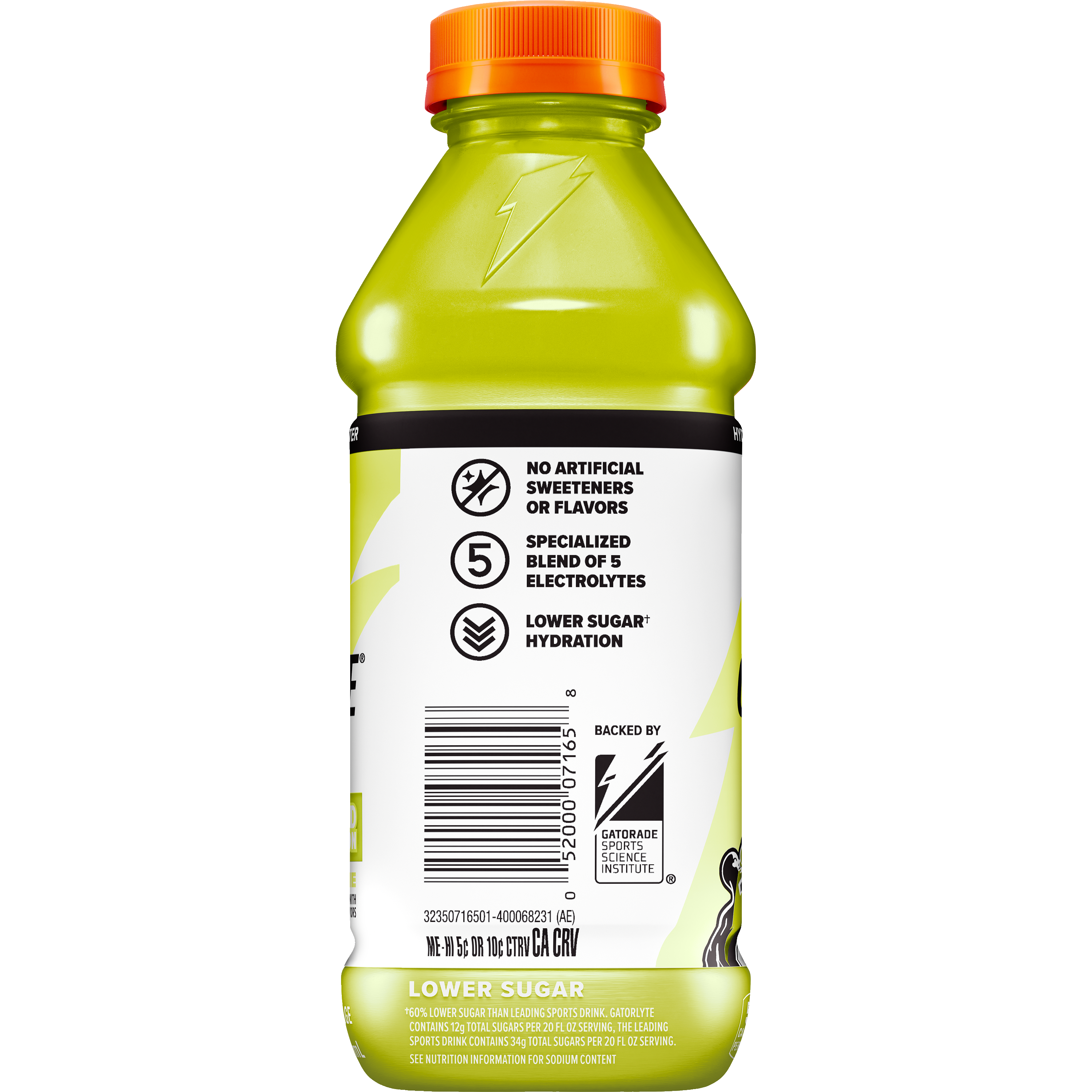 Gatorade, Gatorlyte, Rapid Rehydration, Lemon Lime Flavored, Electrolyte Beverage thumbnail