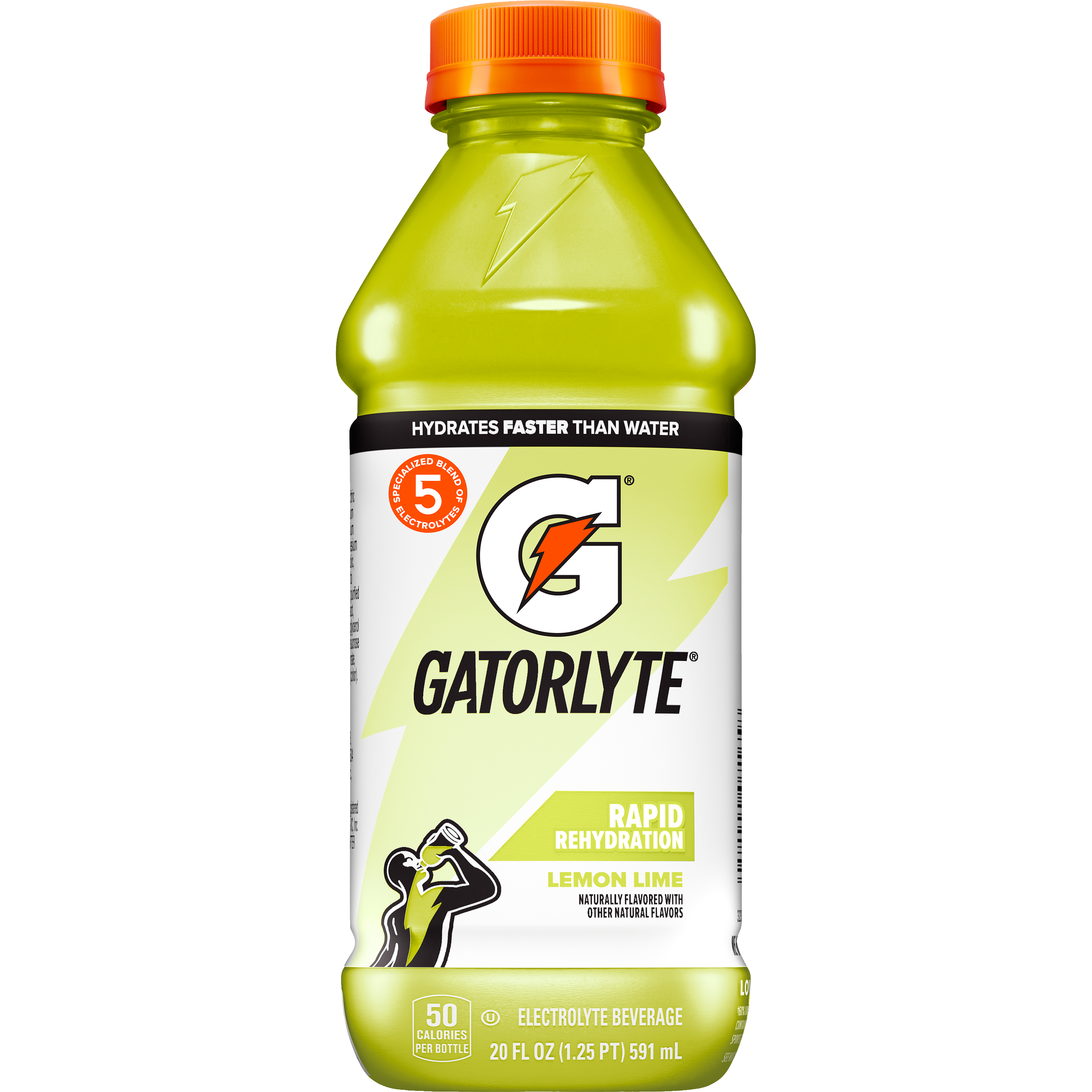 Gatorade, Gatorlyte, Rapid Rehydration, Lemon Lime Flavored, Electrolyte Beverage thumbnail