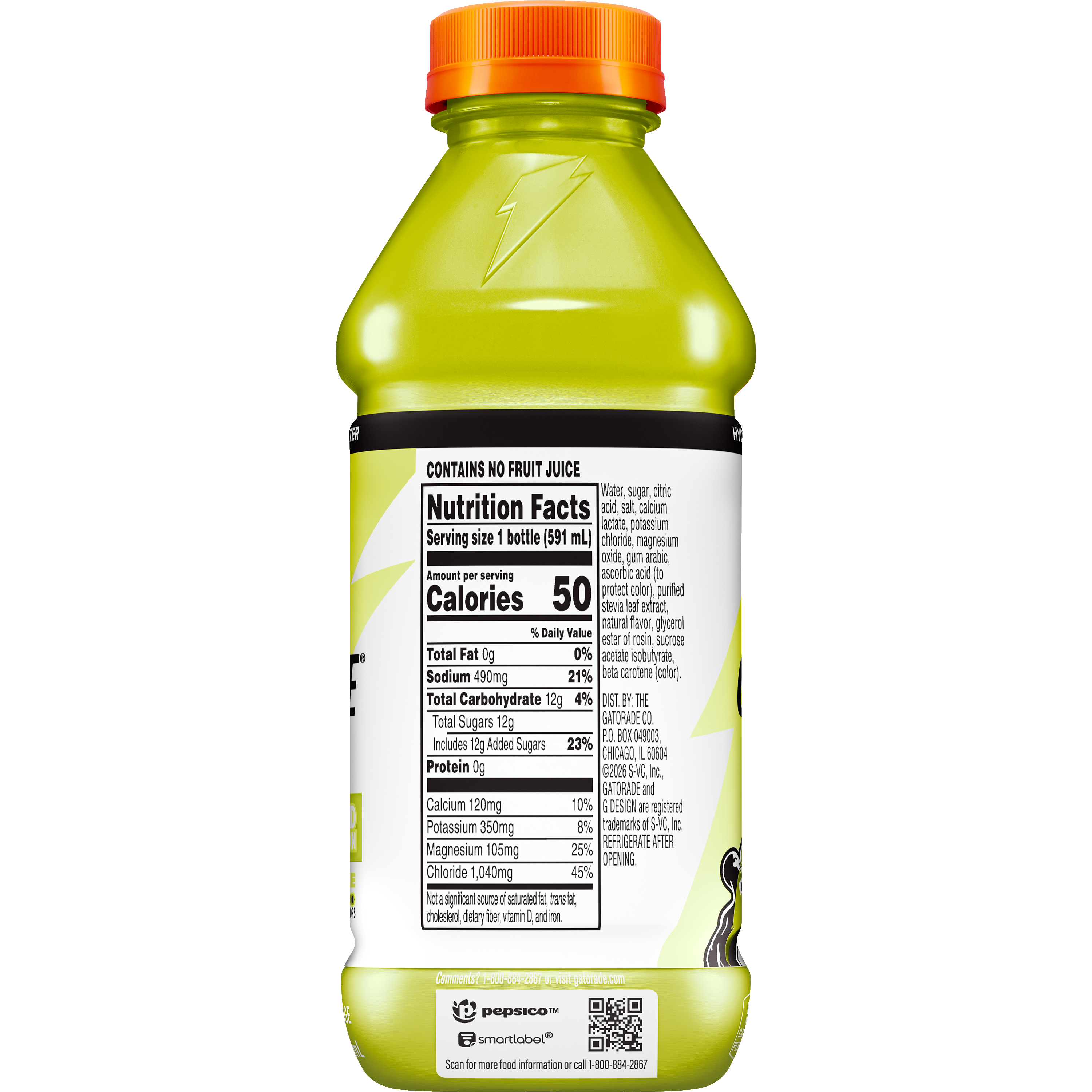 Gatorade, Gatorlyte, Rapid Rehydration, Lemon Lime Flavored, Electrolyte Beverage thumbnail