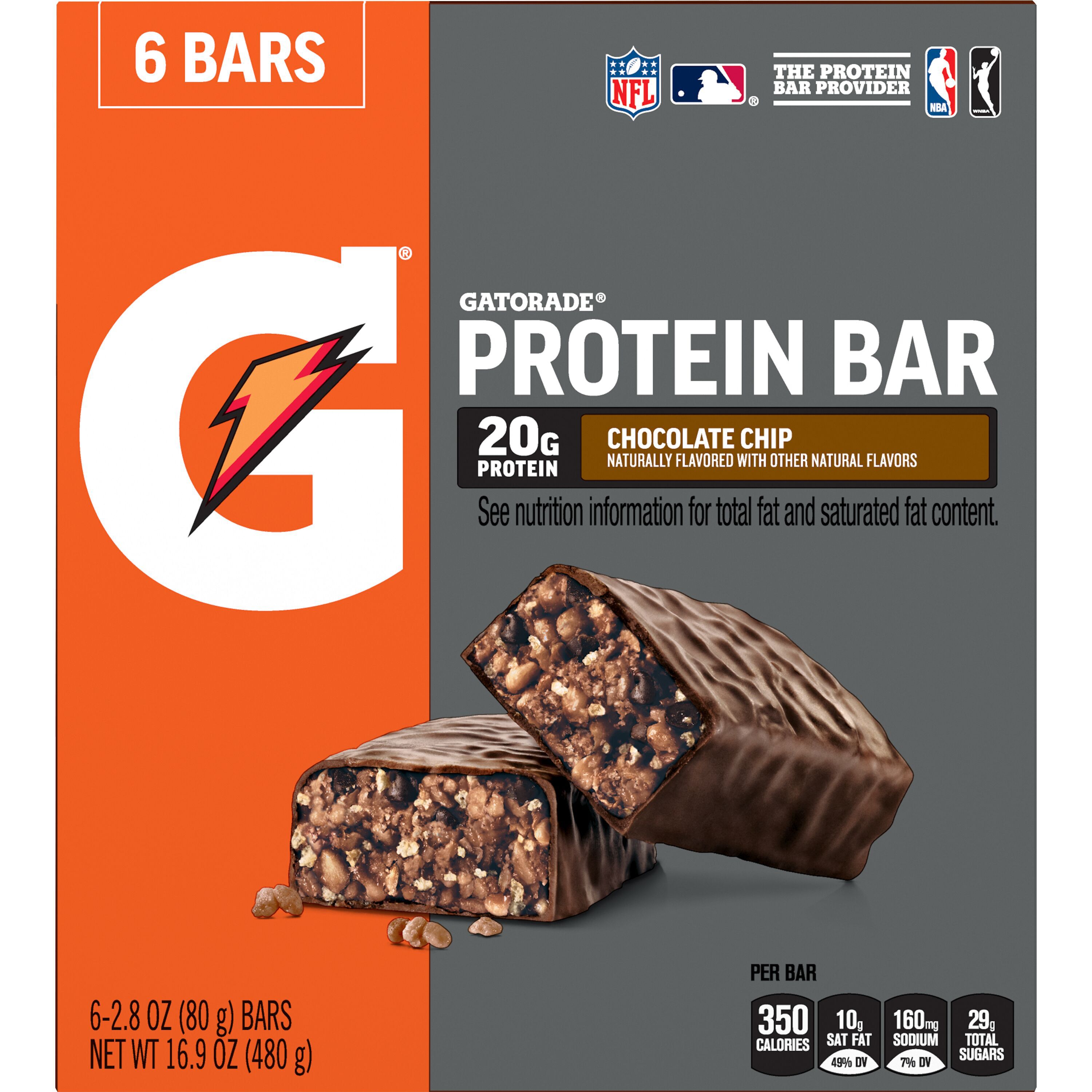 Gatorade, Chocolate Chip Flavored, Protein Bar