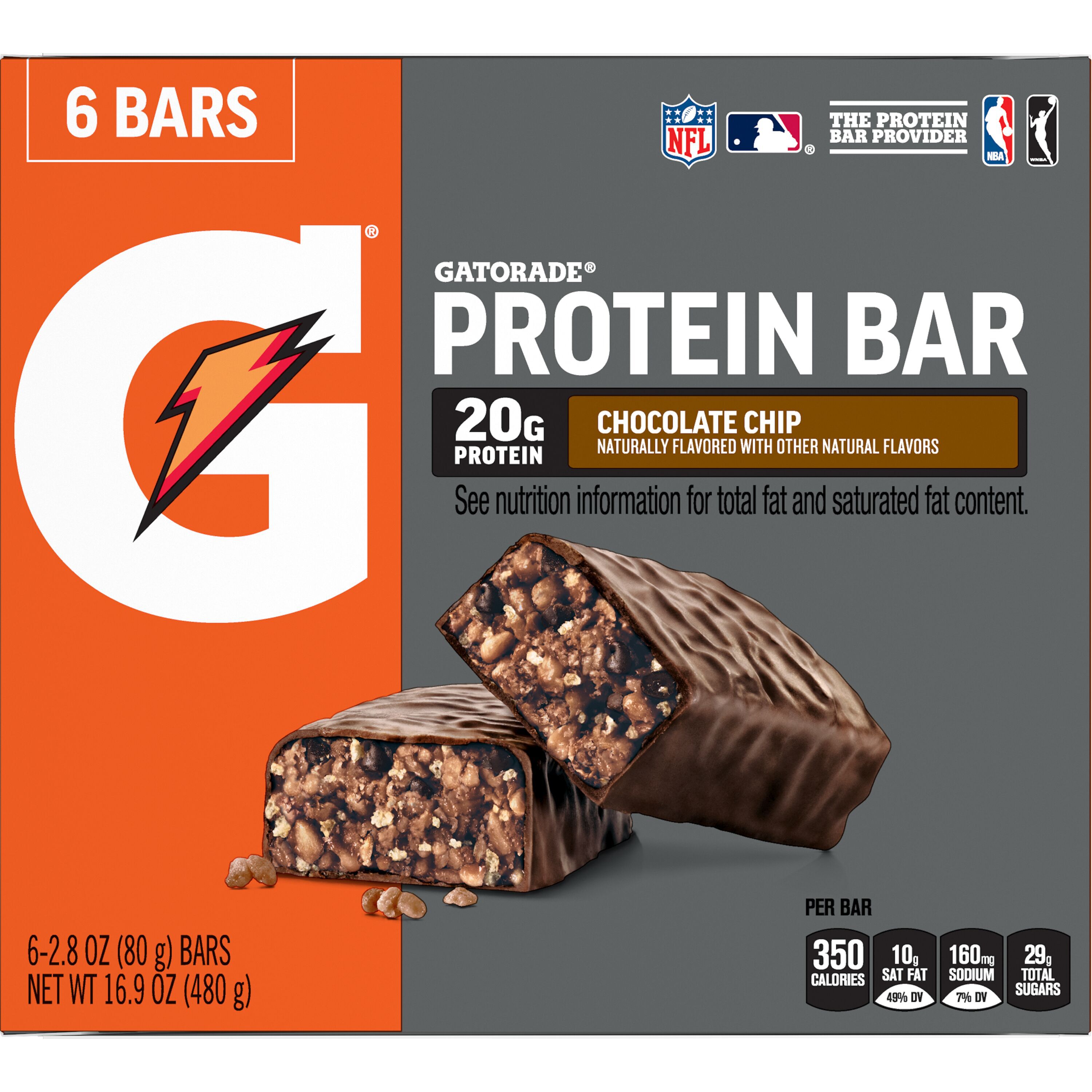 Gatorade, Chocolate Chip Flavored, Protein Bar thumbnail